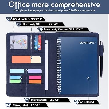 Folio Executive Size Notebook Cover for Rocketbook 6x8.8