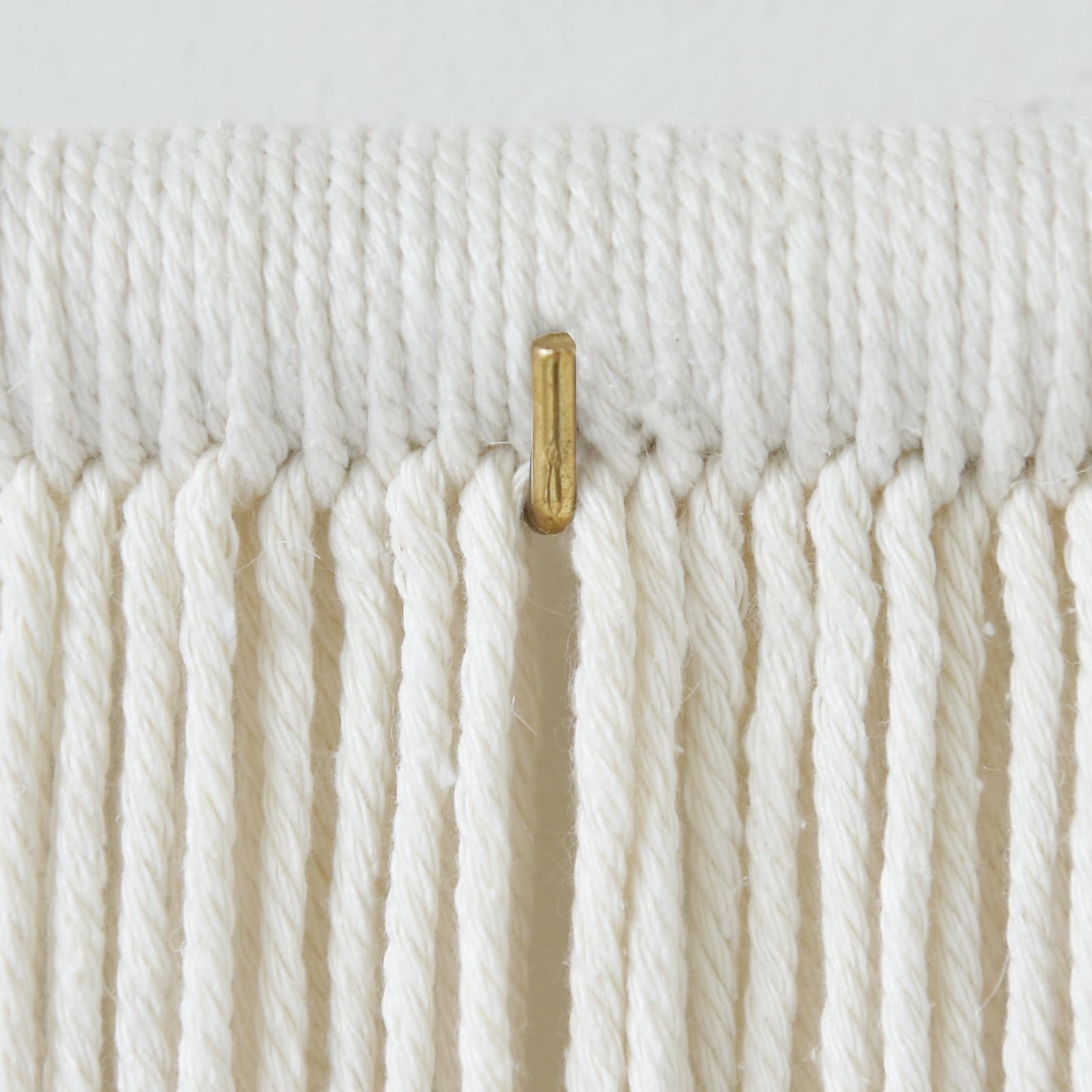 Tapiz de macramé para colgar en la pared, grande, 144 cm de ancho x 89 cm de largo, tejido bohemio, hecho a mano, tres tonos, para sala de estar, dormitorio, decoración del hogar, arte de fibra