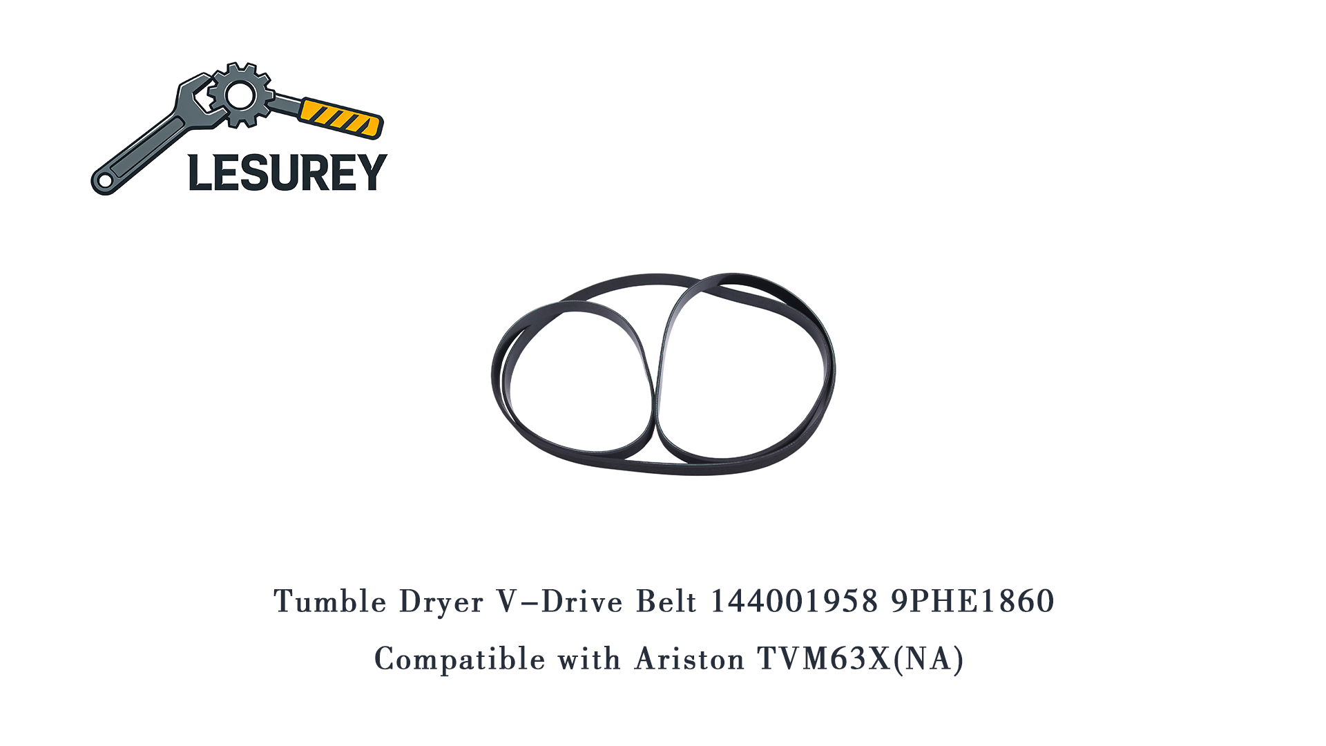 Amazon.com: Lesurey Tumble Dryer V-Drive Belt 144001958 9PHE1860
