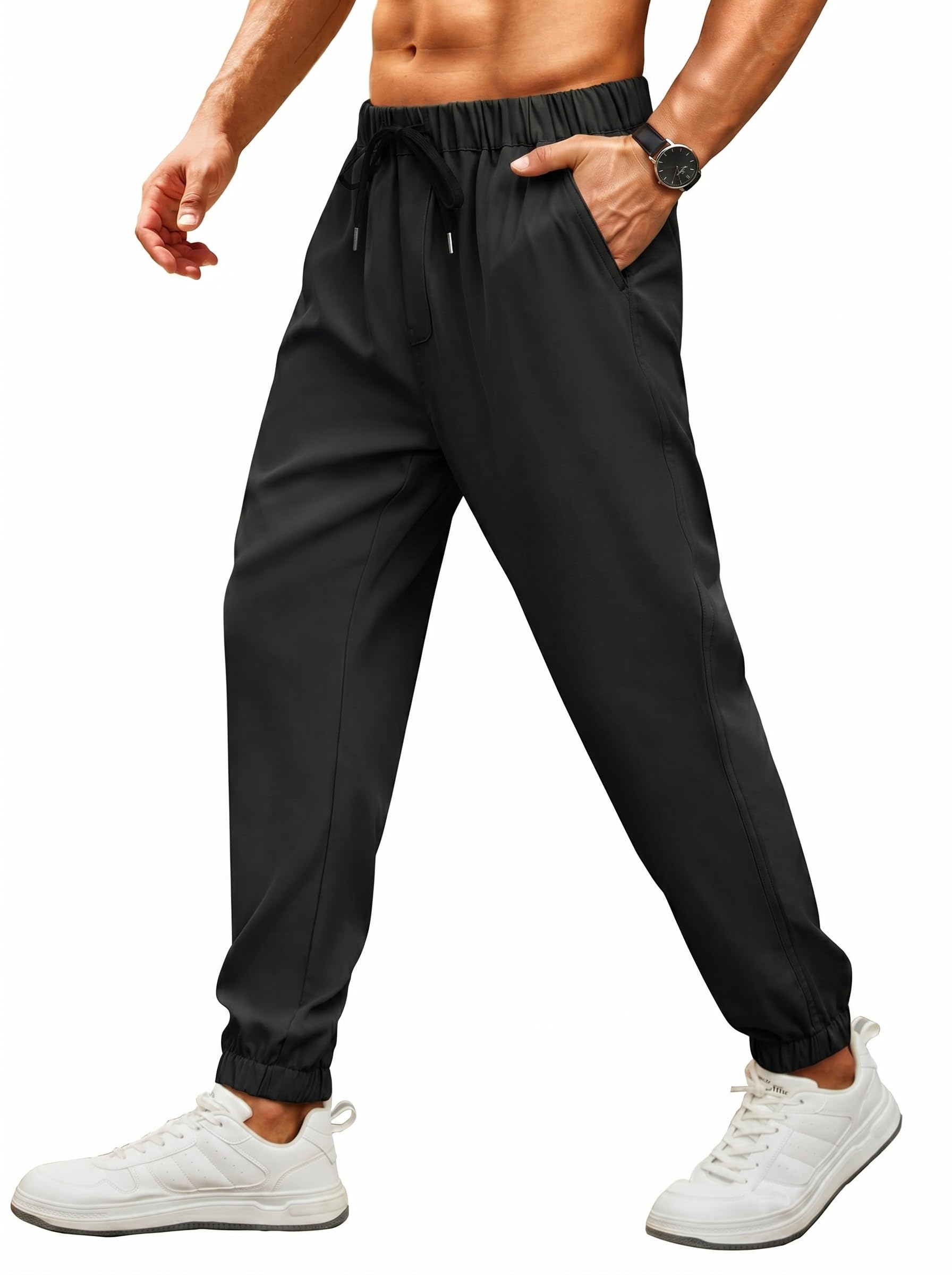 Men's Cotton Trouser with Side Pockets Cargo Style Solid Pattern Regular Fit and Full Length | Trouser Pants for Men Casual Wear | Stylish Pants Cargo Pant Cotton Fabric-image-26