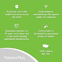 Vista 6 de NaturesPlus AgeLoss Eye Support - 60 Capsules - with Lutein, Astaxanthin & Zeaxanthin - Vegetarian, Gluten Free - 30 Servings