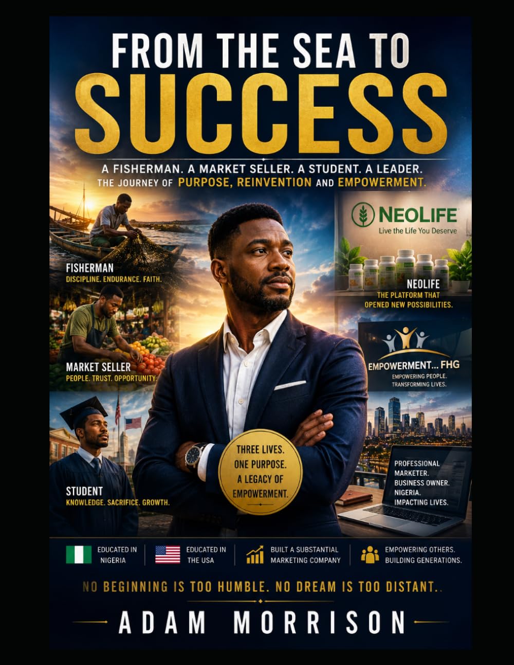 From The Sea To Success: A fisherman. A Market Seller. A Student and a Leader: the Journey of Purpose, Reinvention and Empowerment