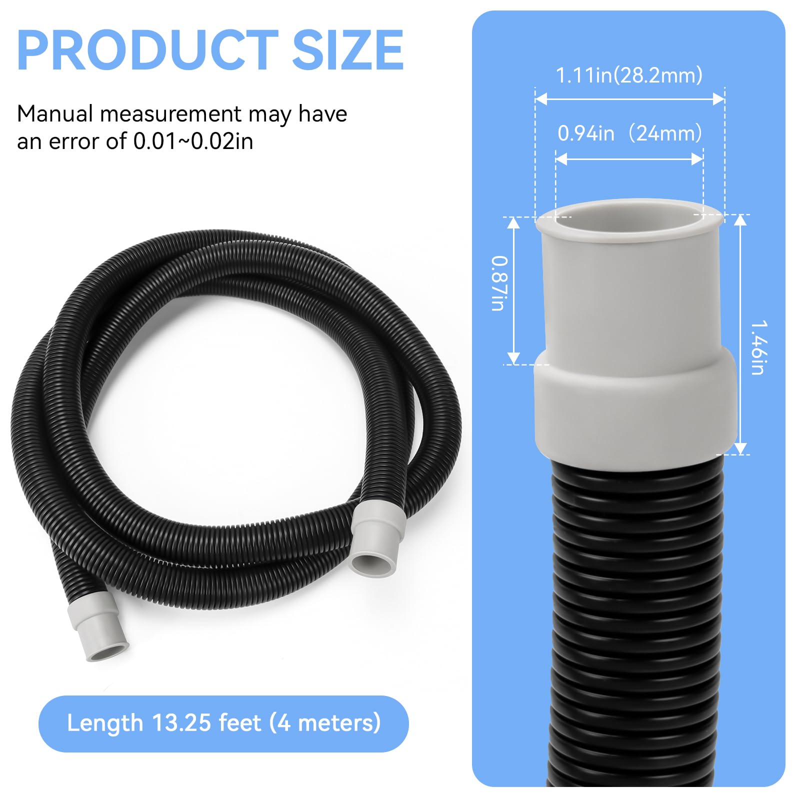 Amazon.com : A20236 Ribbed Hosing for Fluval Hose Replacement Fit