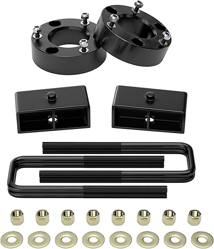 Kit de elevación de nivelación delantera y trasera de 2.5 y 2 pulgadas para Silverado 1500 2007-2020, Sierra 1500 2007-2020 2WD4WD. Separadores de