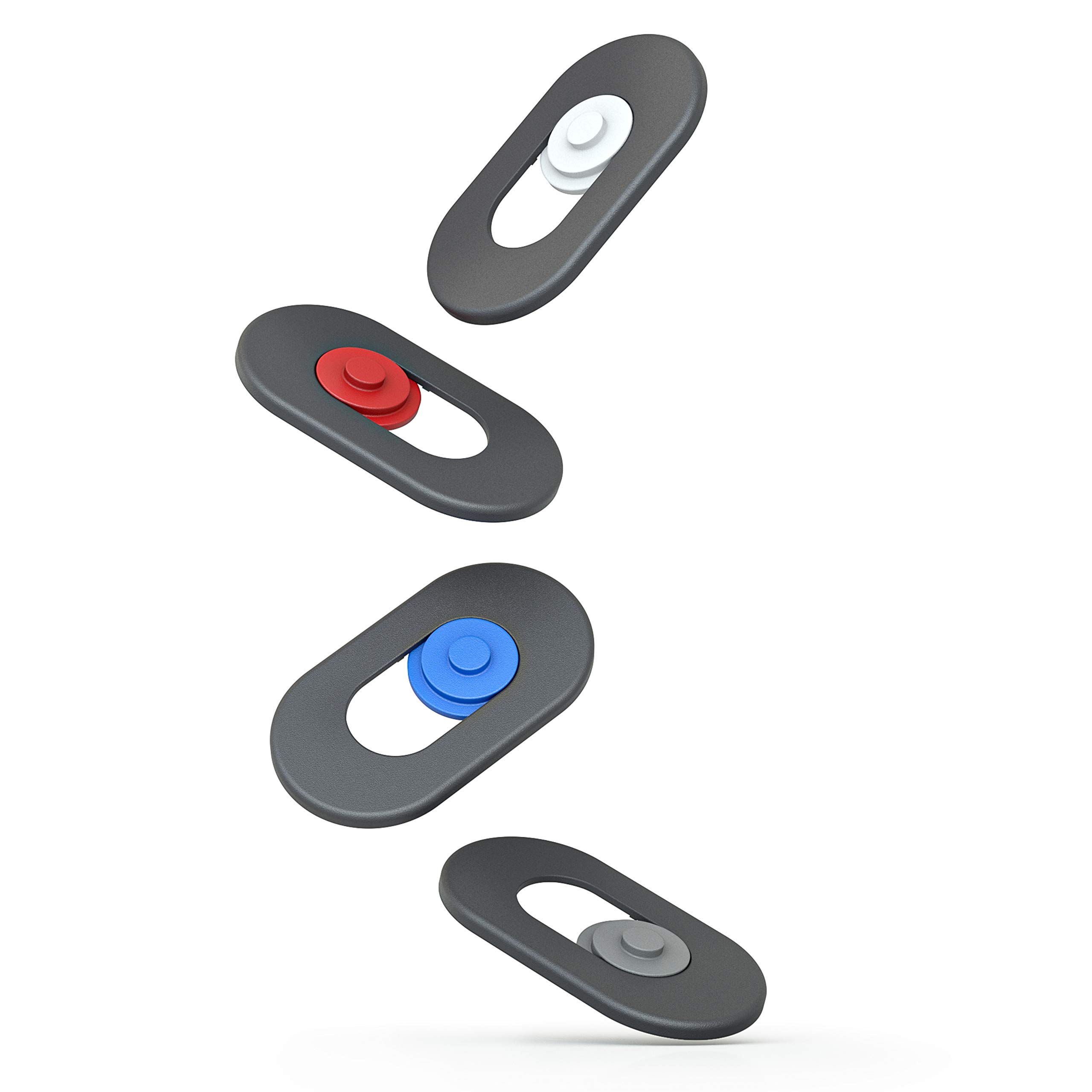 EasyCam 0.1 cm Camera Slide Cover for Webcam Physical Shield Safety and Privacy Compatible on Laptop Tablet and Mobile (Black)