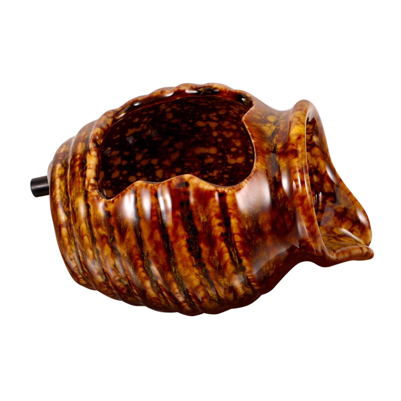 VINTORKY Elegant Ceramic Fountain Decor Fish Tank Waterfall Outdoor Water Feature Jar