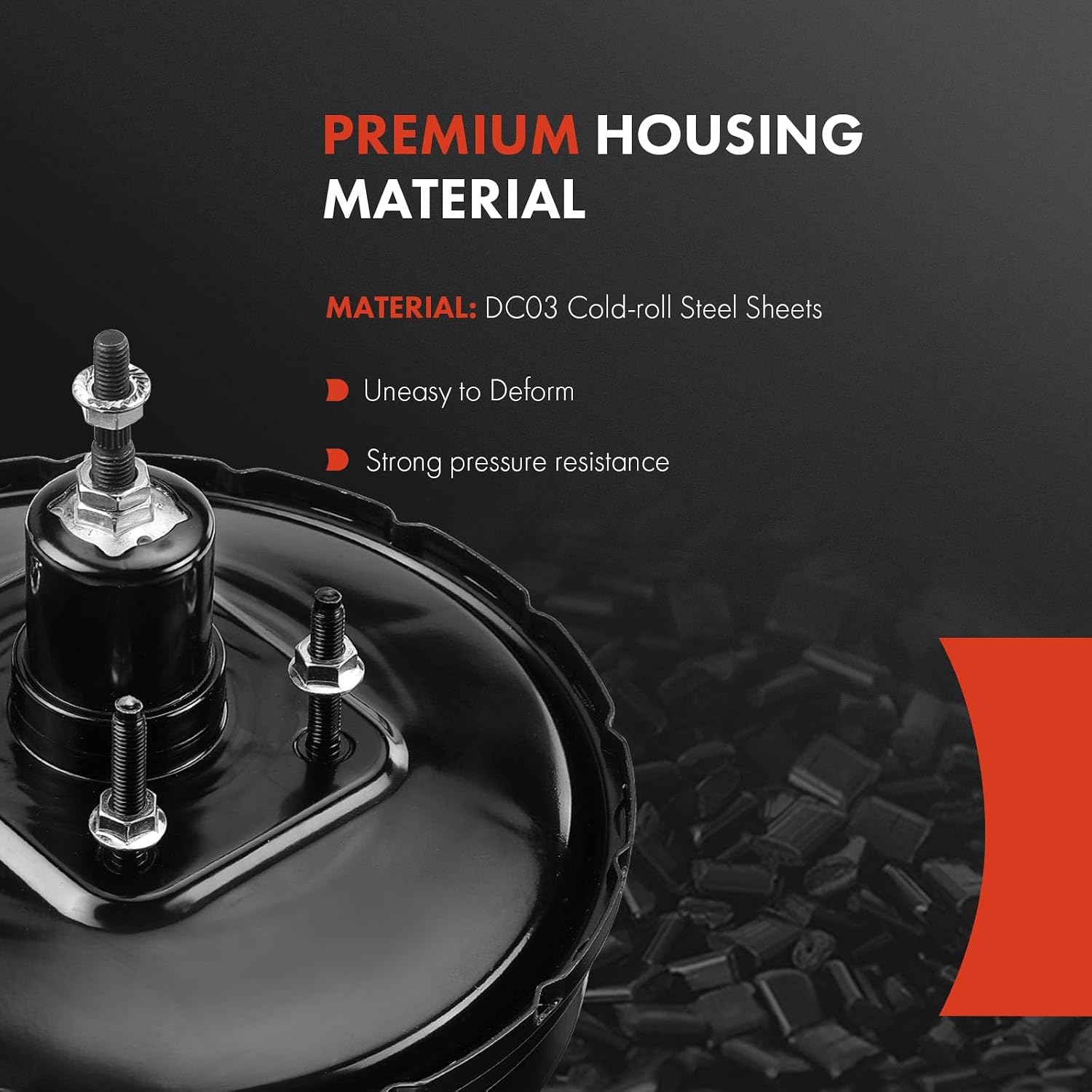 A-Premium Vacuum Power Brake Booster Compatible with Honda Civic 1996 1997 1998 1999 2000, Without Master Cylinder