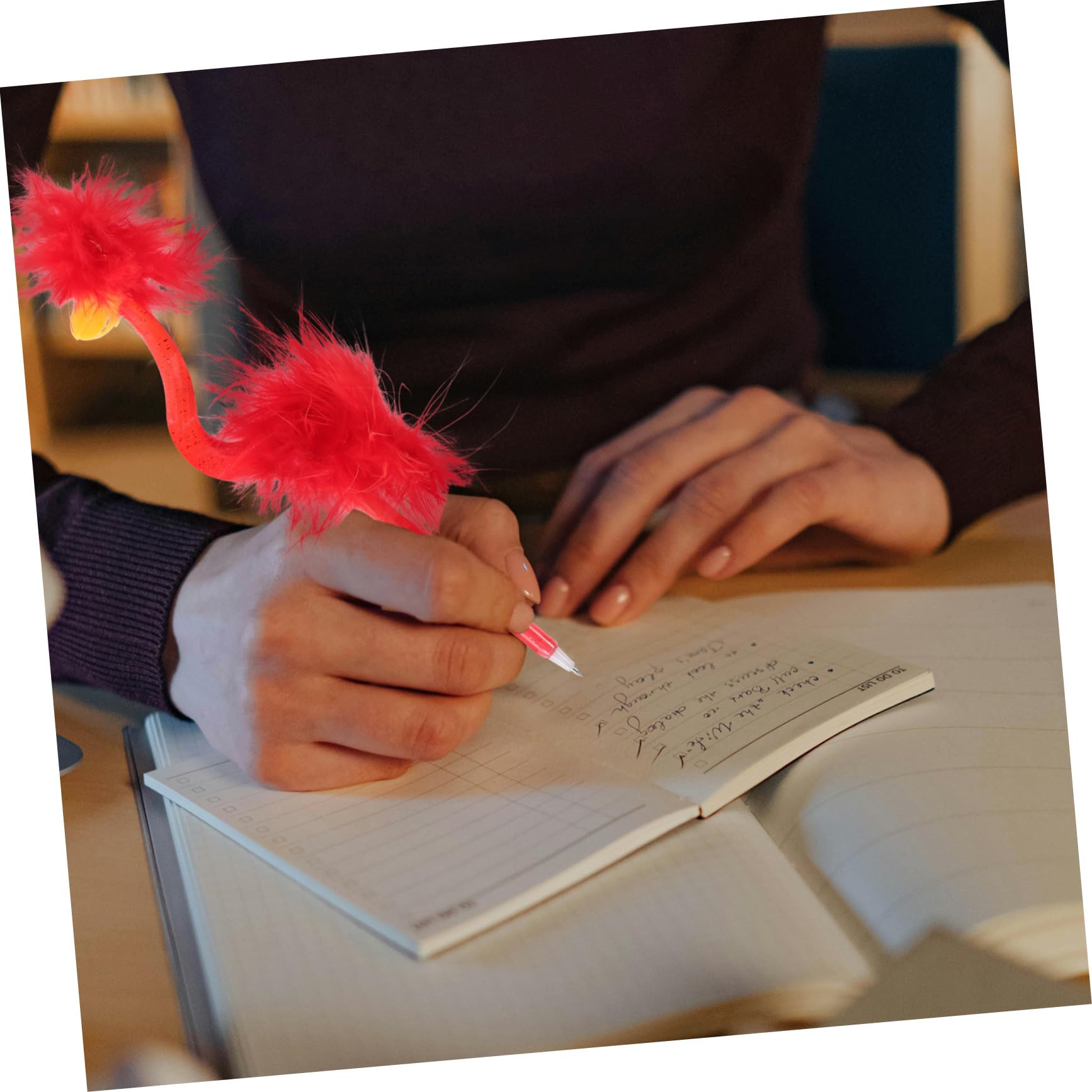 Lurrose 36piezas Bolígrafo De Gel Creativo Forma De Avestruz De Papelería Divertida Para Estudiantes Suministros De Escritura Coloridos Para