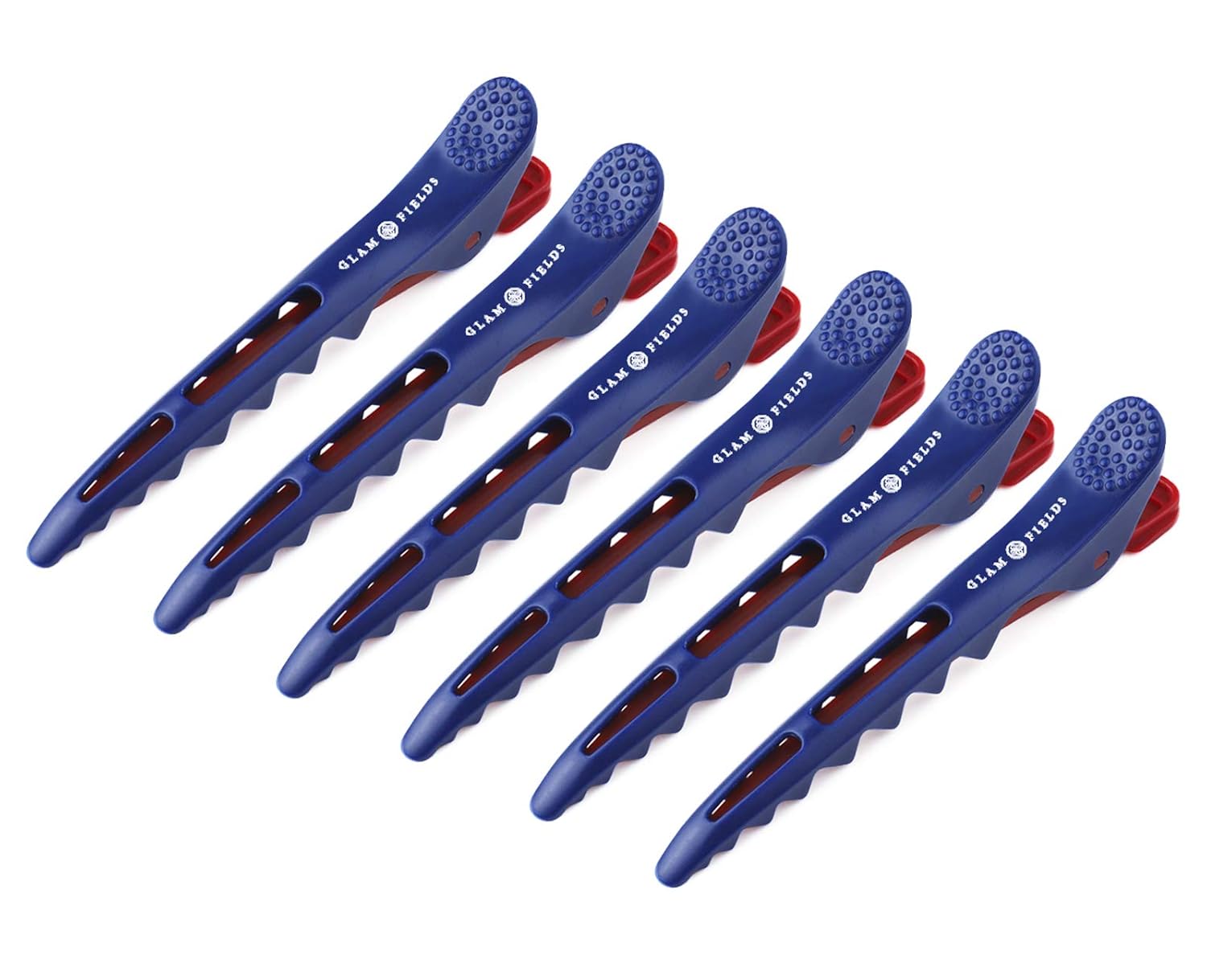 GLAMFIELDS 6 Pack Professional Plastic Shark Hair Clips for Styling Sectioning – Durable Shark Hair Clip with Non-slip grip & Wide Big Teeth for Easy Styling Thick/Thin Navy GLAMFIELDS 6 Pack Professional Plastic Shark Hair Clips for Styling Sectioning – Durable Shark Hair Clip with Non-slip grip & Wide Big Teeth for Easy Styling Thick/Thin Navy