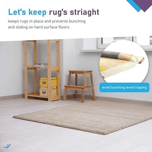 Miniatura 5 de Almohadilla antiderrapante gruesa de gran resistencia para colocar debajo de la alfombra, varios tamaños disponibles