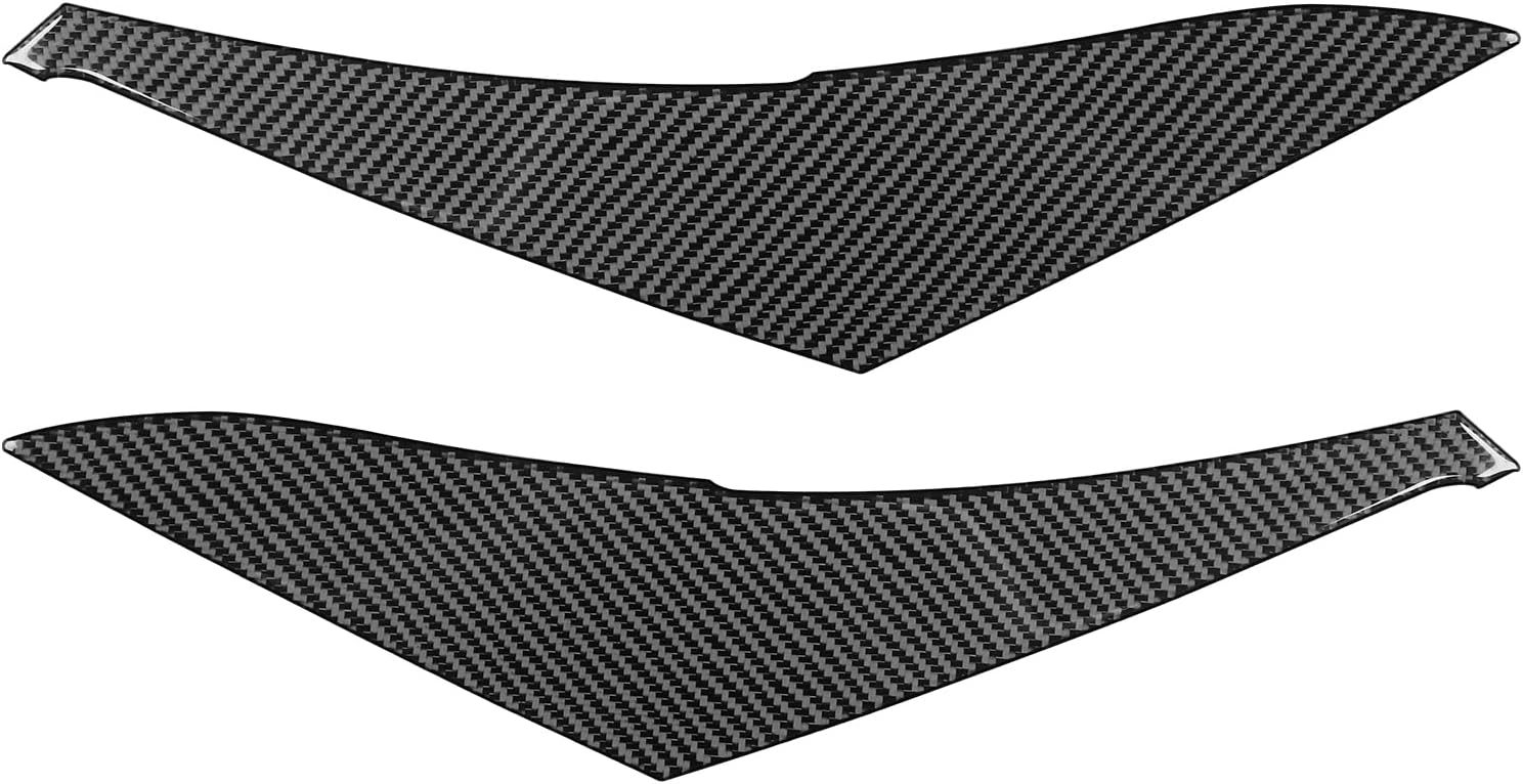 NVCNX Real Carbon Fiber for Toyota GR86 / Subaru BRZ Accessories 2022-2025 2023 2024 Car Rear Taillight Eyebrow Eyelid Cover Exterior Trim Thick Overlay Sticker Decal 2PCs