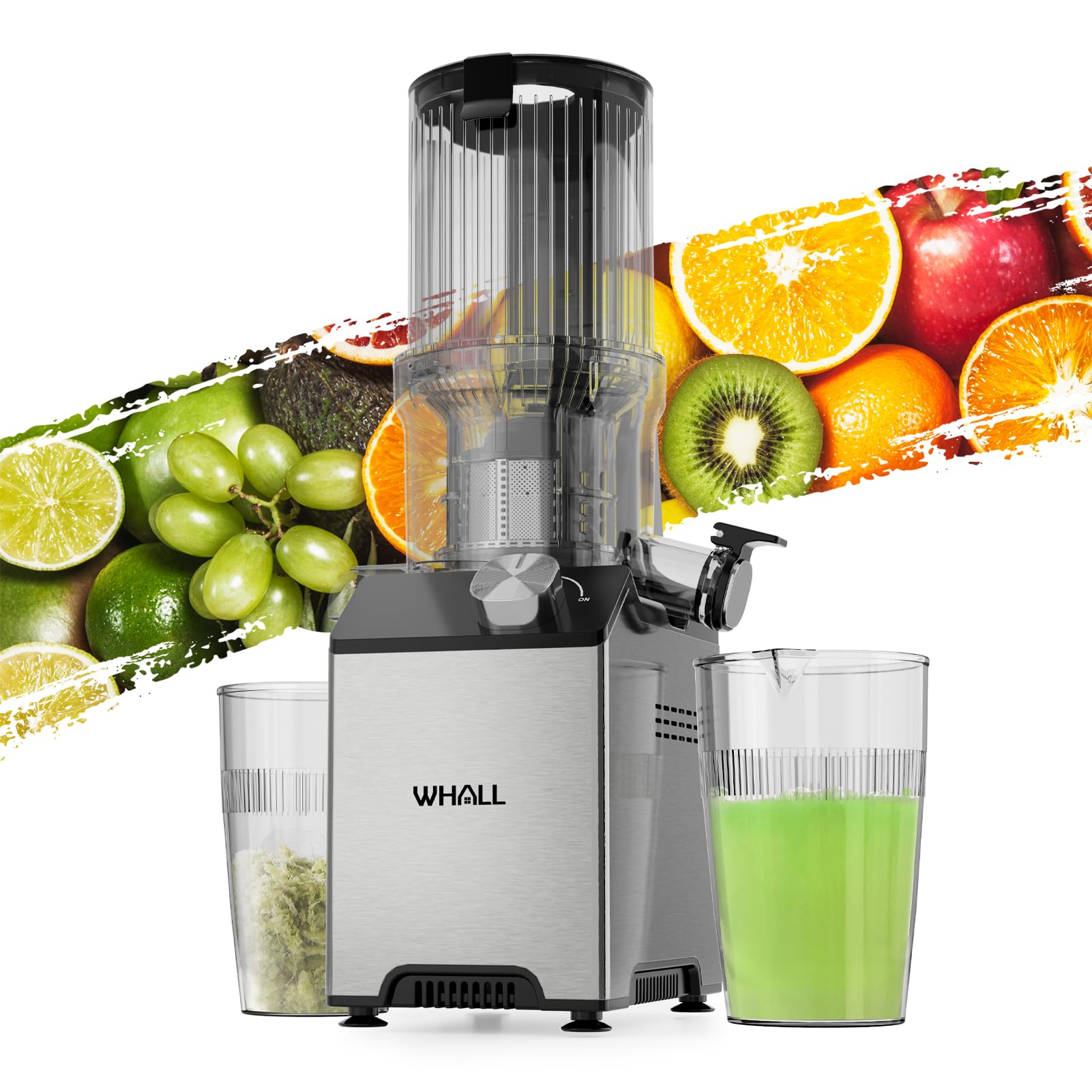 Whall Cold Press Juicer Machine with - whall slow juicer reviews