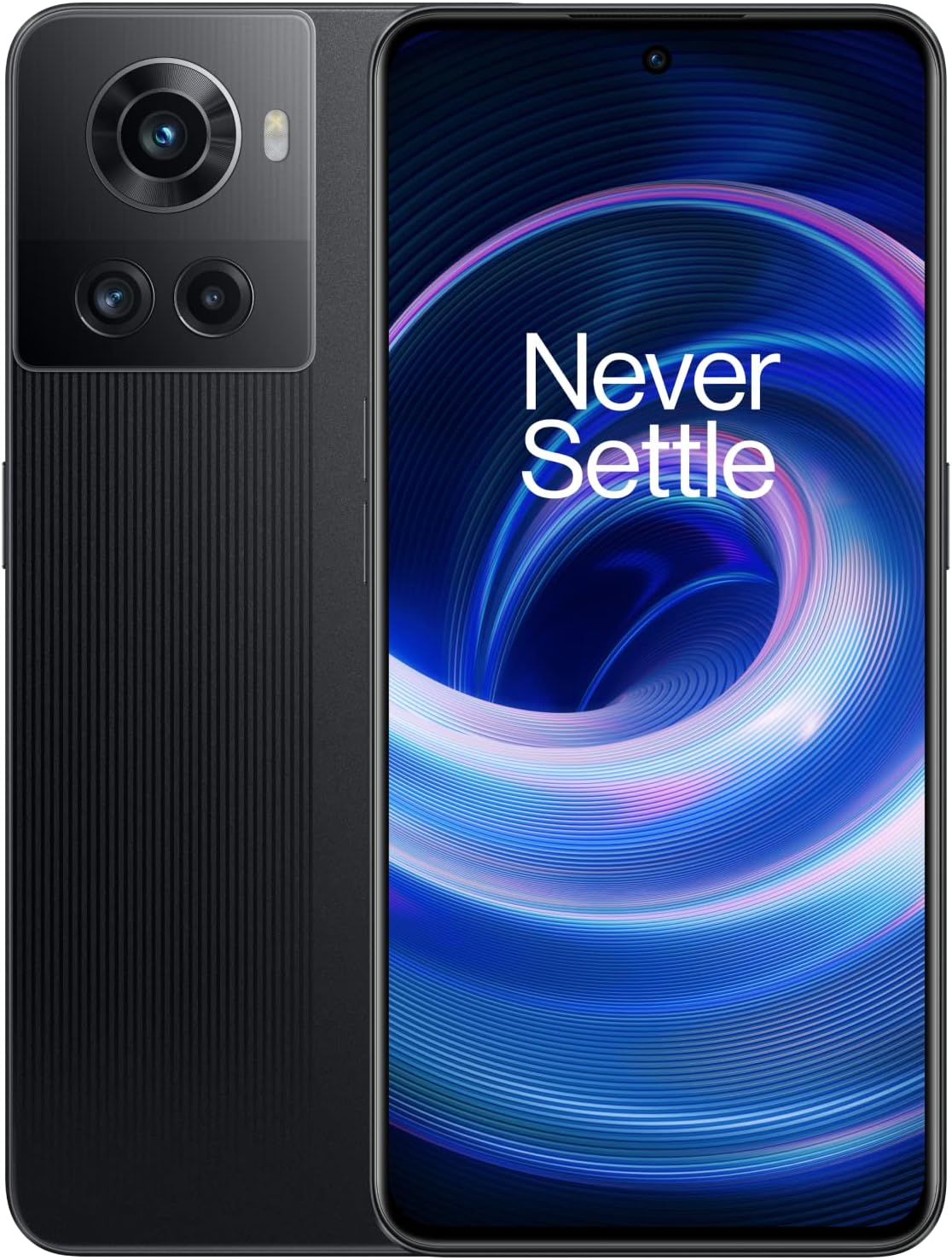 OnePlus 10R 5G Dual-SIM 128GB ROM + 8GB RAM (GSM Only | No CDMA) Factory Unlocked 5G Smartphone (Sierra Black) - International Version