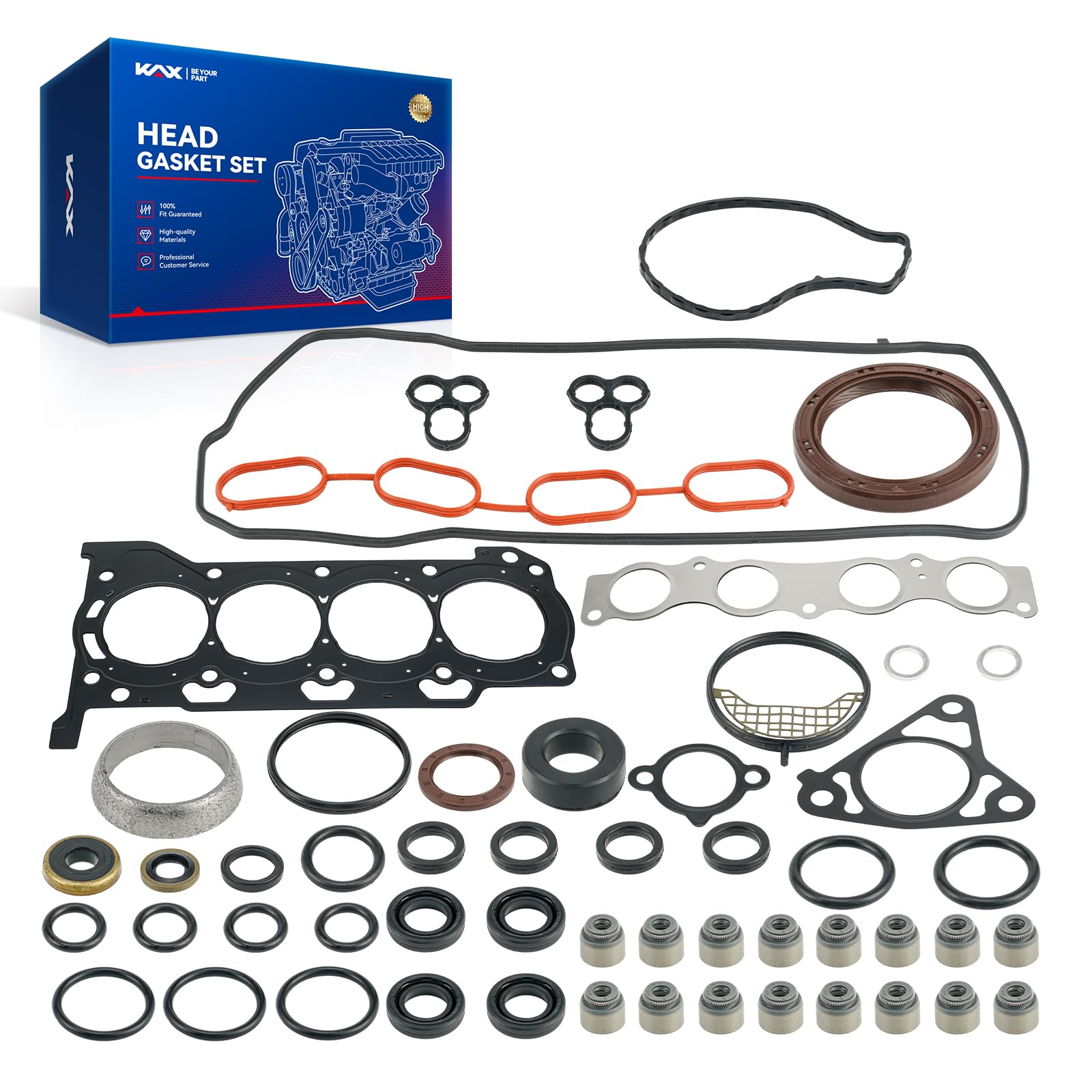 KAX Head Gasket Set for Toyota Corolla 2020 1.8L, Prius 2010-2020 1.8L