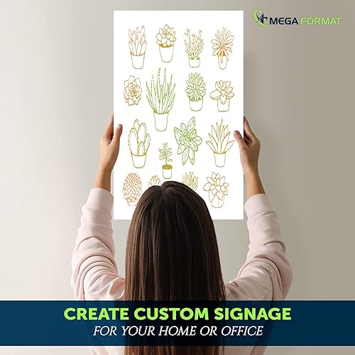 Miniatura 5 de Mega Format Hojas de plástico de PVC expandido, hoja blanca rígida de 11 x 17 pulgadas para manualidades, señalización y exhibiciones, tablero de