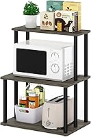 Vista 107 de Furinno Turn-N-Tube - Estantería de exhibición multiuso, de 4 niveles, con tubos redondos, color rosa y blanco