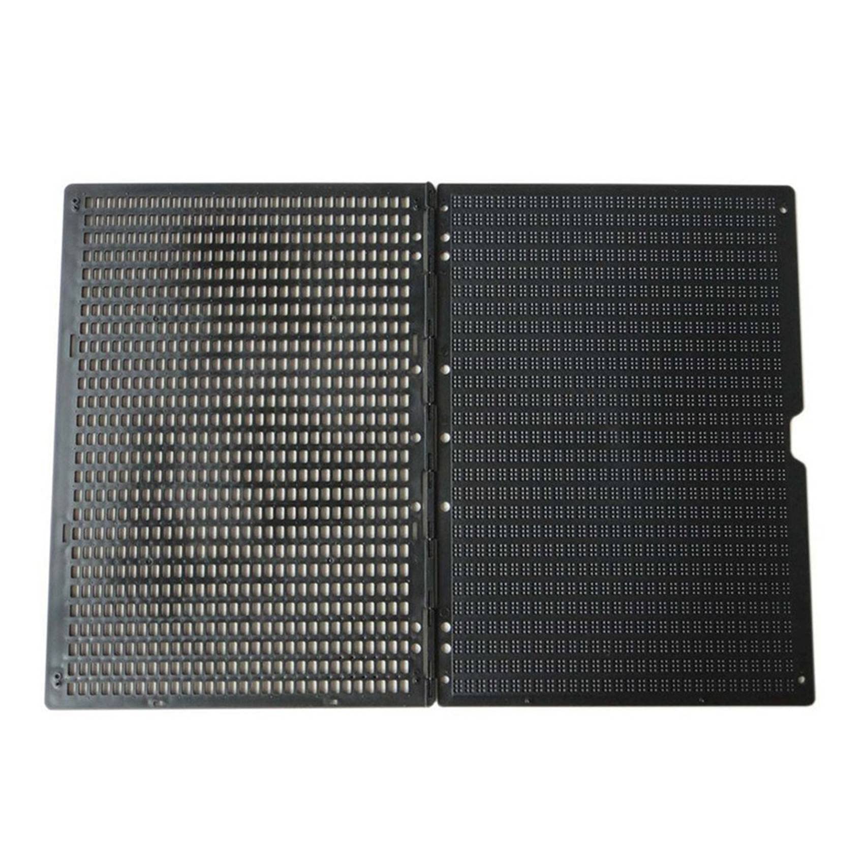 Srutueo 27 Lines and 30 Grids Practical School Plastic Braille Portable Writing Board with Stylus