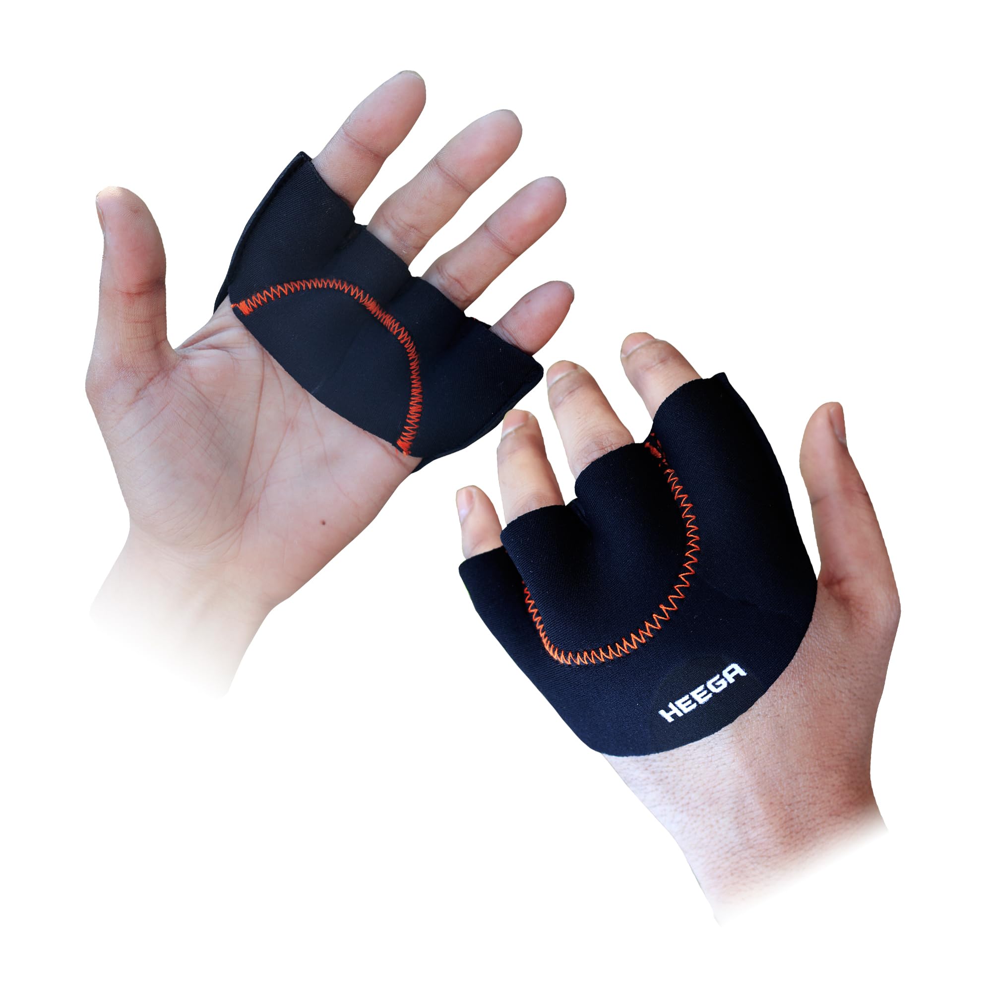 Heega Finger Cut Cricket Gloves – Durable, Lightweight, Multi-Use for Fielding, Training, Catching, Wicket-Keeping Inners & Batting Inners - Pack of 1