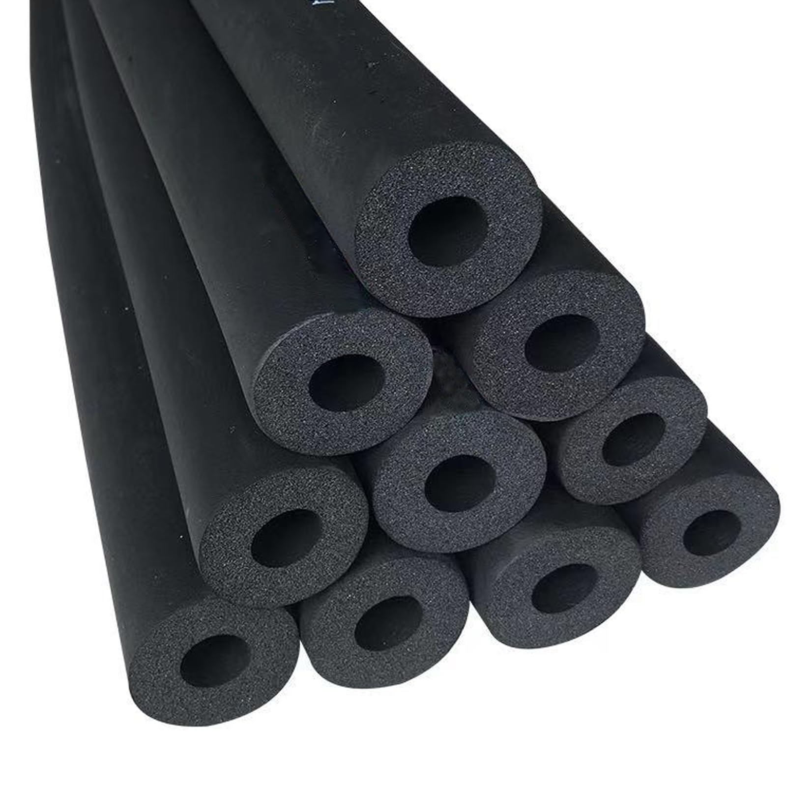 Isolamento per tubi impermeabile per esterni, isolamento per tubi in schiuma, involucro isolante per tubi esterni, impugnatura antiscivolo, spessore 30 mm, lungo 1,9 m, 1 pezzo (dimensioni
