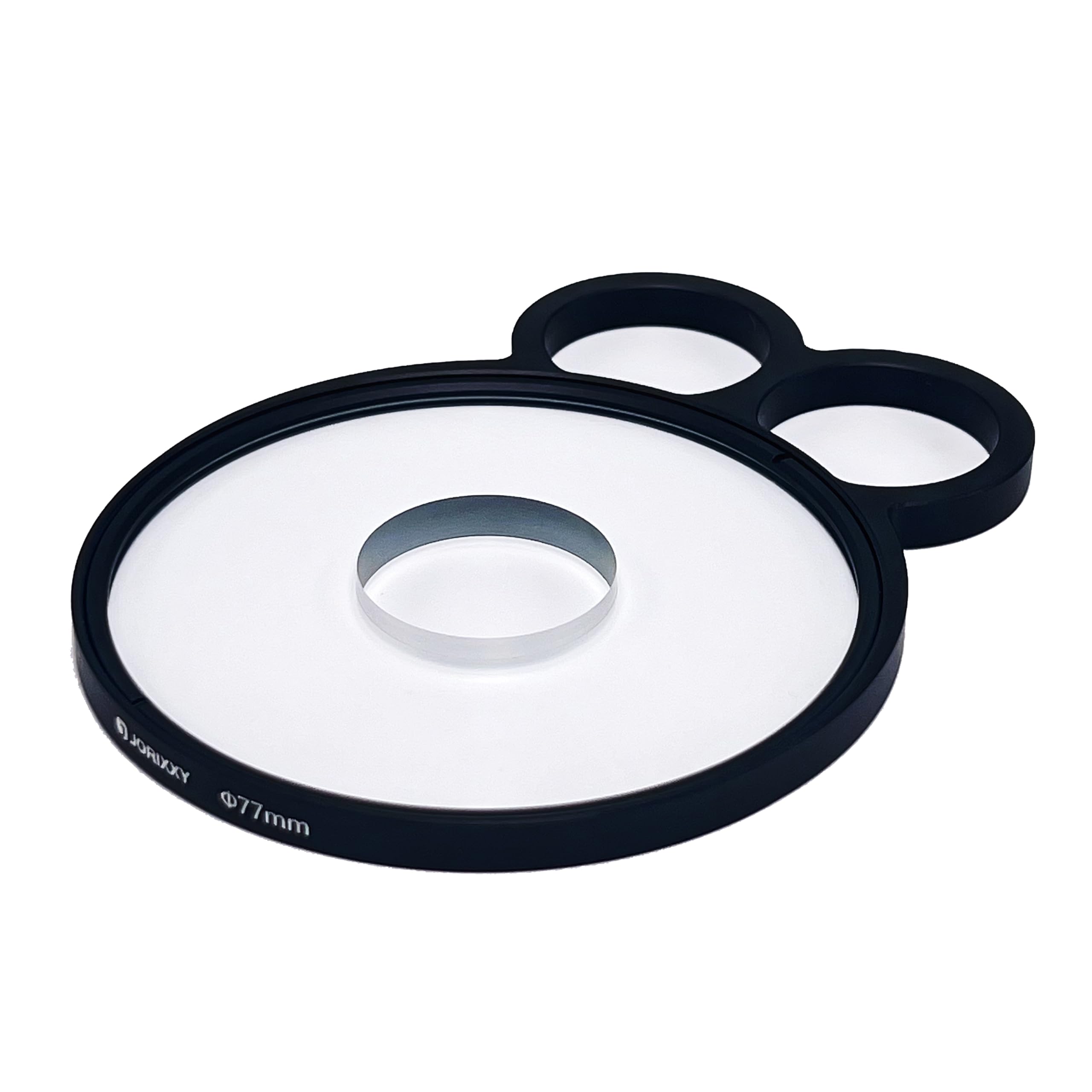 Jorixxy 77mm Handheld Center Exposure Edge Blur Glass Special Effects Filter Photography Video SLR Camera Lens Accessories