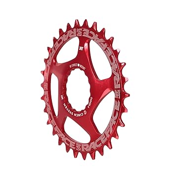 Race Face Narrow Wide Cinch Direct Mount Chainring Red, 30T