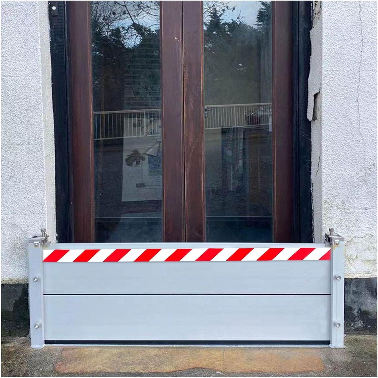 Hochwasserschutz Schott Kellertür Hochwasserschutz Bei Türen 113cm Abnehmbar Hochwasserschutzwand Überschwemmungsschutz-Wasserbarrieren(113 * 40cm)