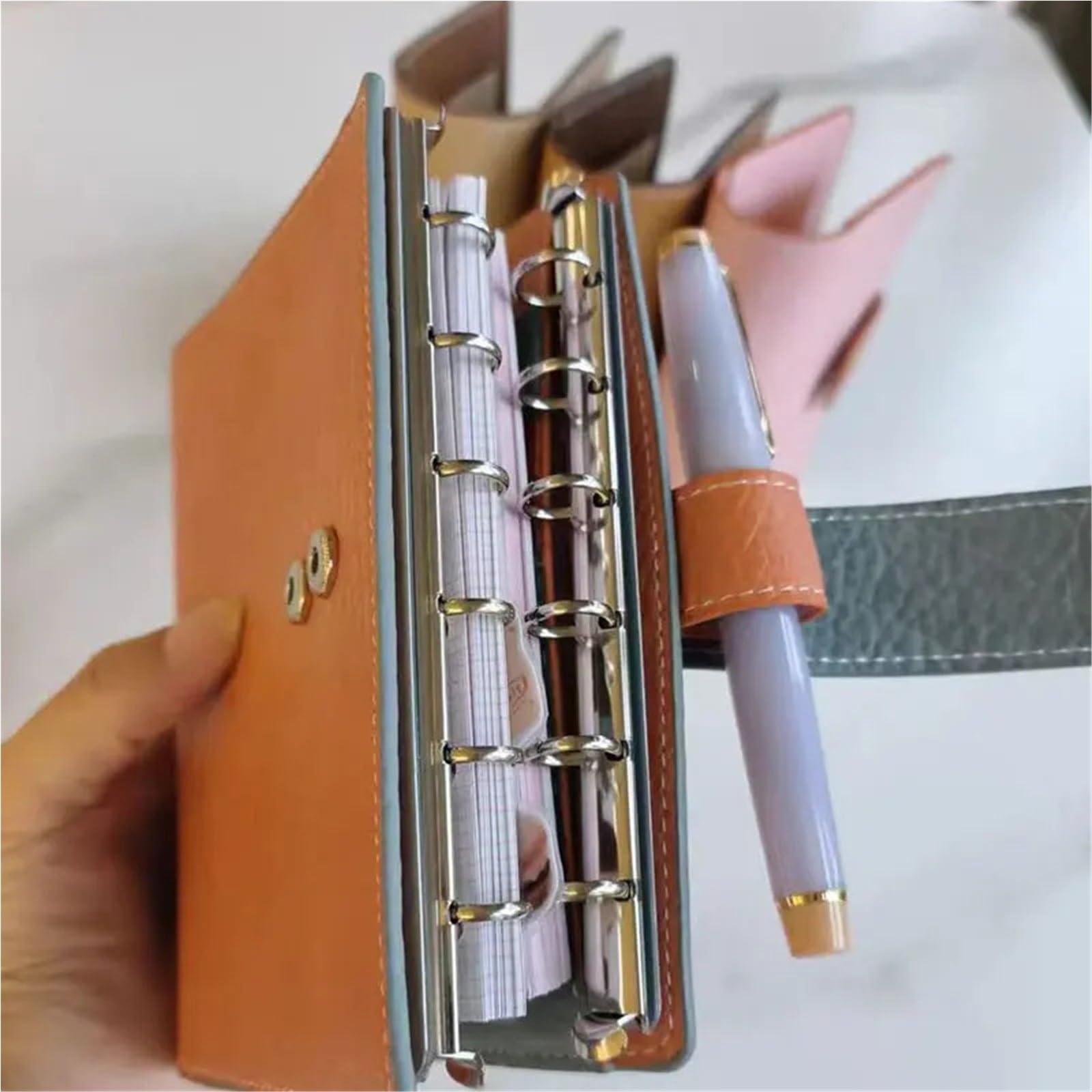 Meccanismo for raccoglitore ad anelli, confezione da 4 clip in metallo for notebook a fogli mobili fai da te | A7
