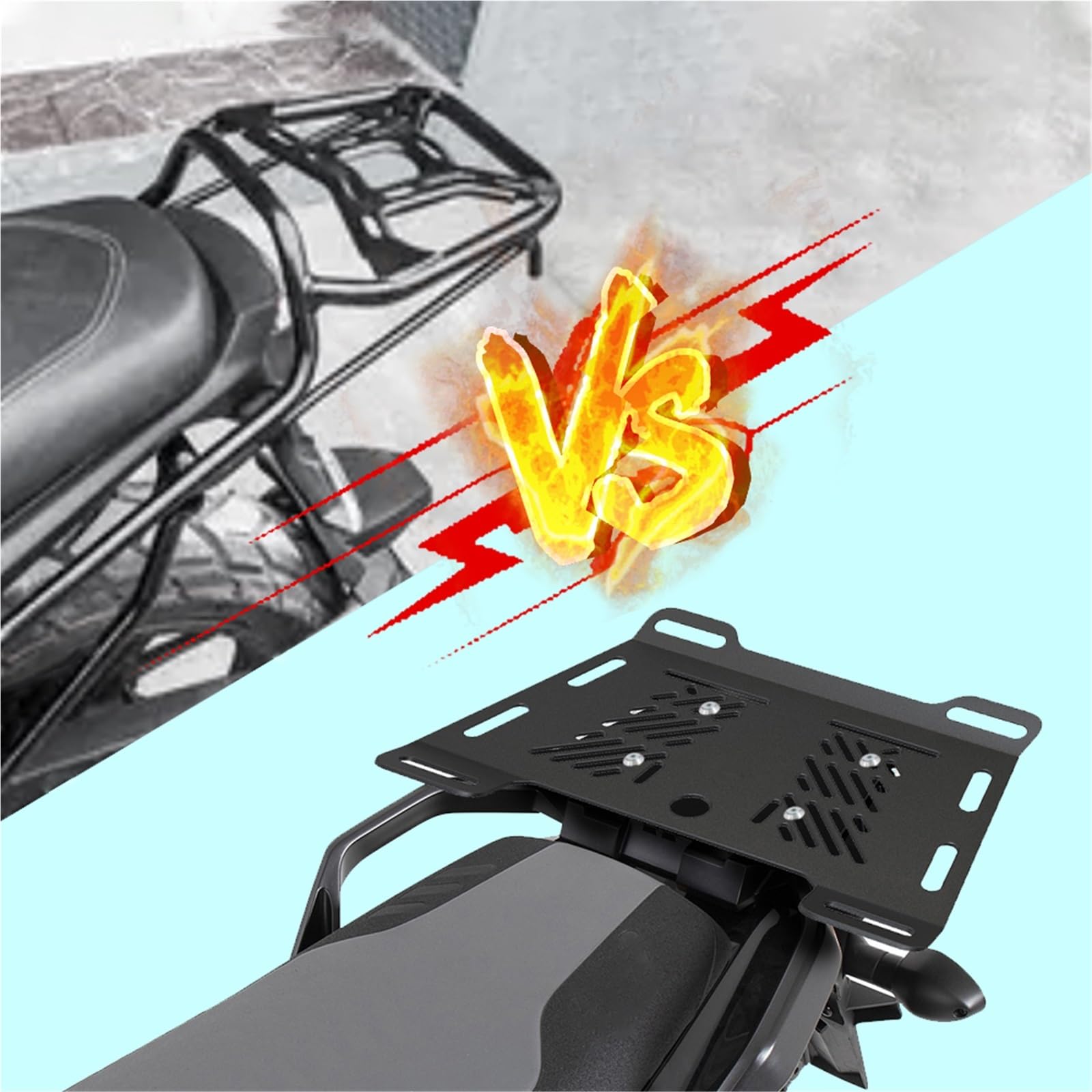Per Yamaha Tracer9 Tenere700 XT660 XT1200ZE Coda Rastrelliere Posteriore Del Motociclo Bagagli Supporto Mensola Titolare Della Cassa Tronco Piastra Staffa