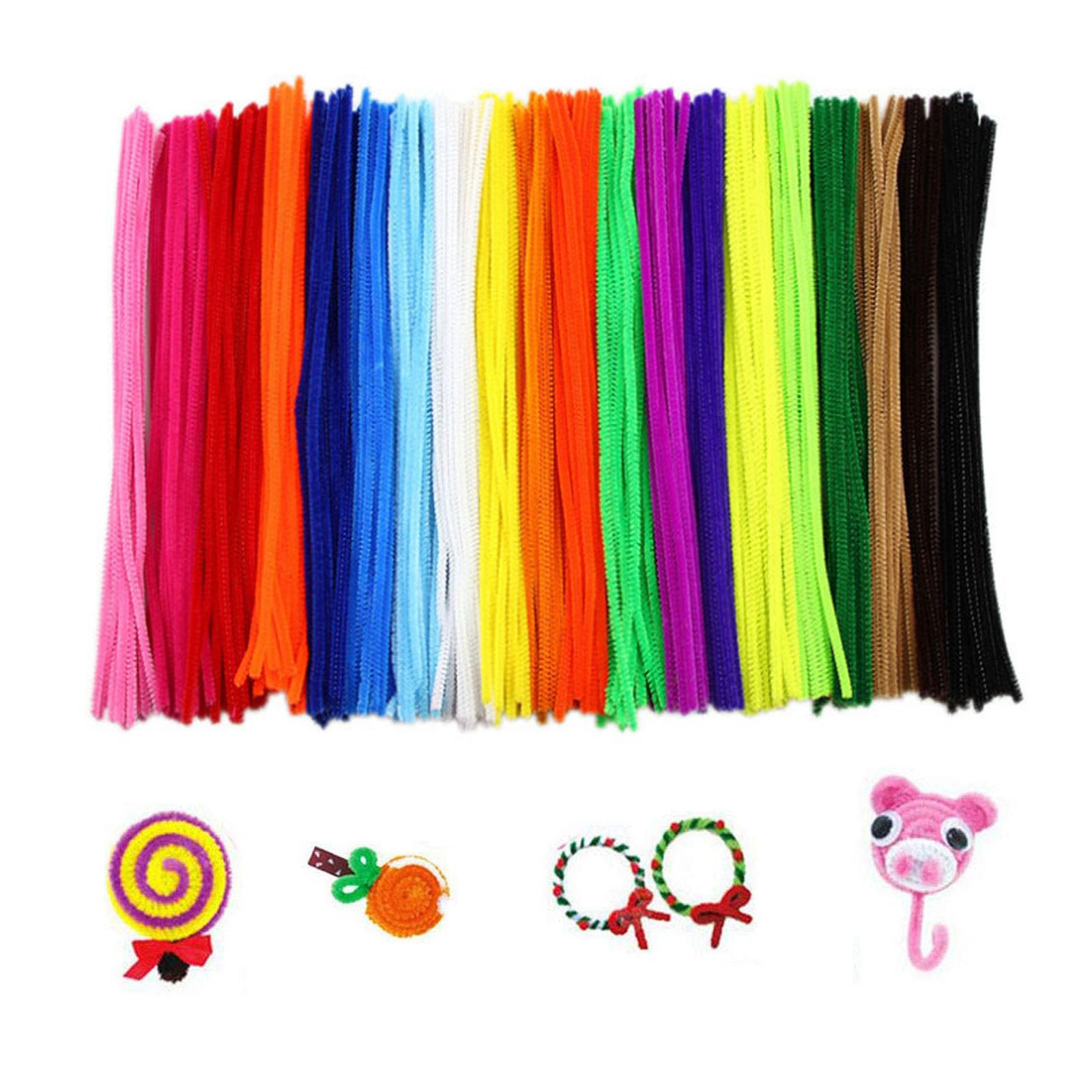 1200PCS Pipe Cleaners, 20 Assorted Colors, Pipe Cleaners Craft Supplies, Pipe Cleaners Bulk for Crafts, Pipe Cleaner Crafts, Art and Craft Supplies
