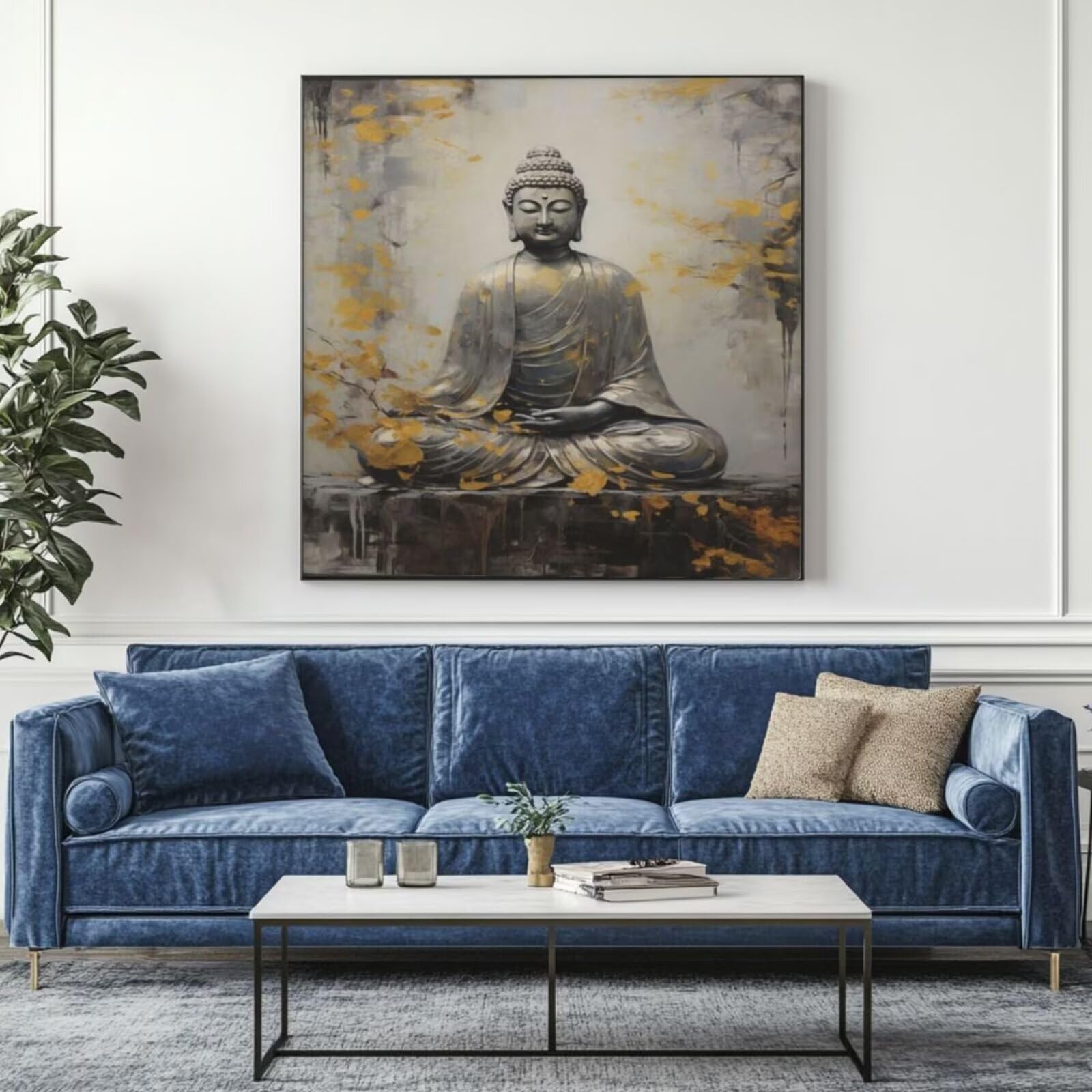 Amazon.co.jp: ダイヤモンドアート 仏 禅 ダイアモンドアート 45x45 cm