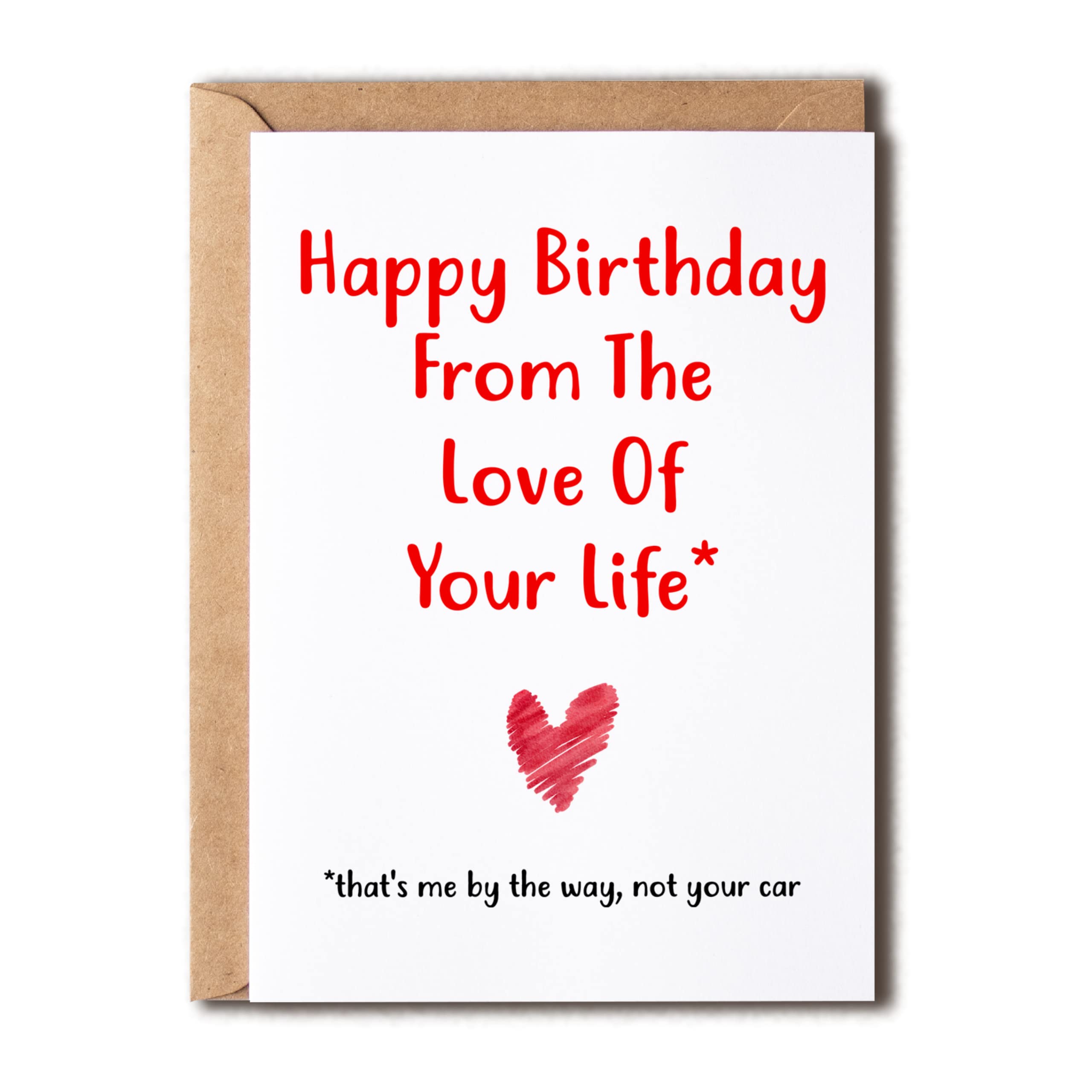 Tongue In Peach Geburtstagskarte 'Happy Birthday Mummy I Love You So Much' - A5, Mit Umschlag