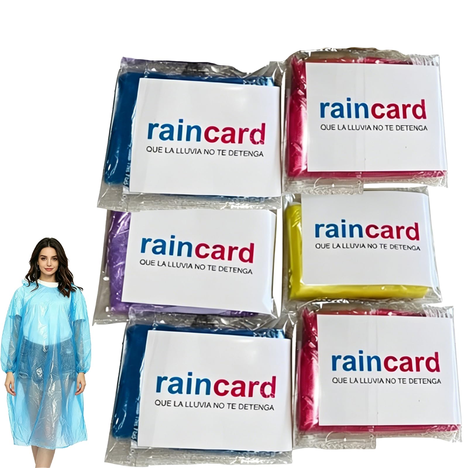 cylmardev 6 pcs Raincoat for Men Waterproof, Emergency Rain Protection During Sudden Showers, Compact Storage in Briefcases and Backpacks, Lightweight Packing for Travel and Hiking, Head to Toe 110-picture-53