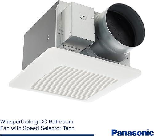 Miniatura 2 de Panasonic FV-1115VQ1 WhisperCeiling DC Ventilation Fan, 110-130-150 CFM,With SmartFlow and Pick-A-Flow Airflow Technology and Flex-Z Fast