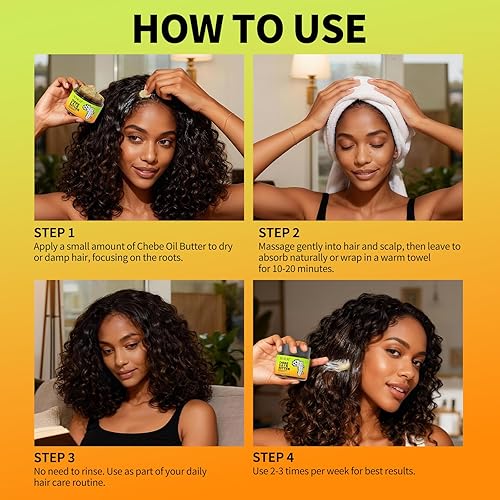 Miniatura 8 de SEVICH Naturals Chebe Powder Mascarilla de tratamiento capilar  3.5 onzas Acondicionador para pérdida de cabello seco dañado hombres y mujeres