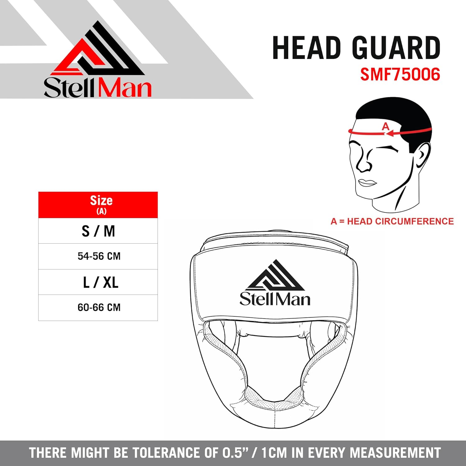 Boxing Headgear for MMA Training, Adjustable Padded KAVROX Protective Helmet – Muay Thai, Kickboxing, Karate, Taekwondo & Martial Arts Sparring