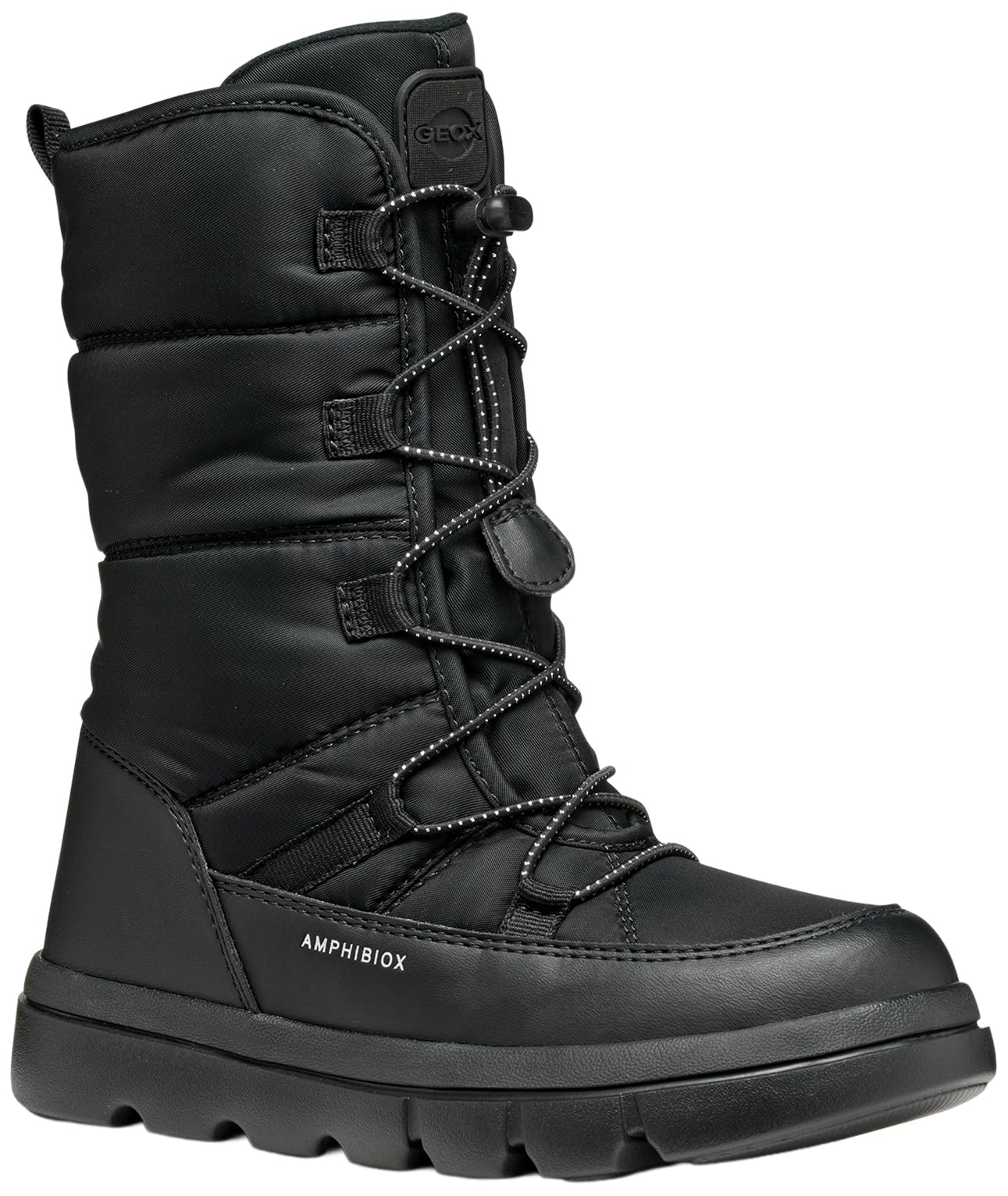Geox JWILLABOOMGIRLBA Knee High Boot, 8.5 UK