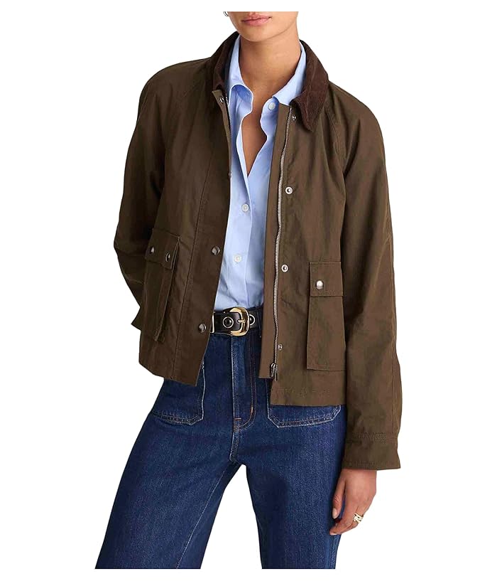 Women's Madewell Fireman Jacket - Waxxed Cotton | Zappos.com