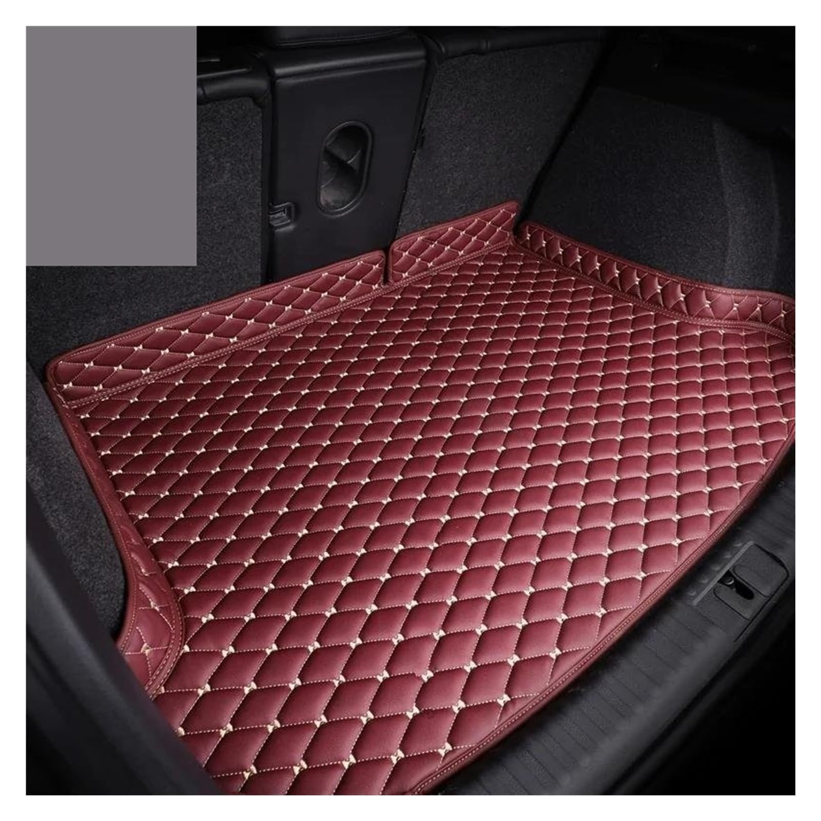 Tryagat Orange Car Boot Liner For Jeep Wrangler Jk 2007-2017 J373, Full Coverage Waterproof Rear Cargo Area Mat Premium Quilted Auto Interior Accessories,