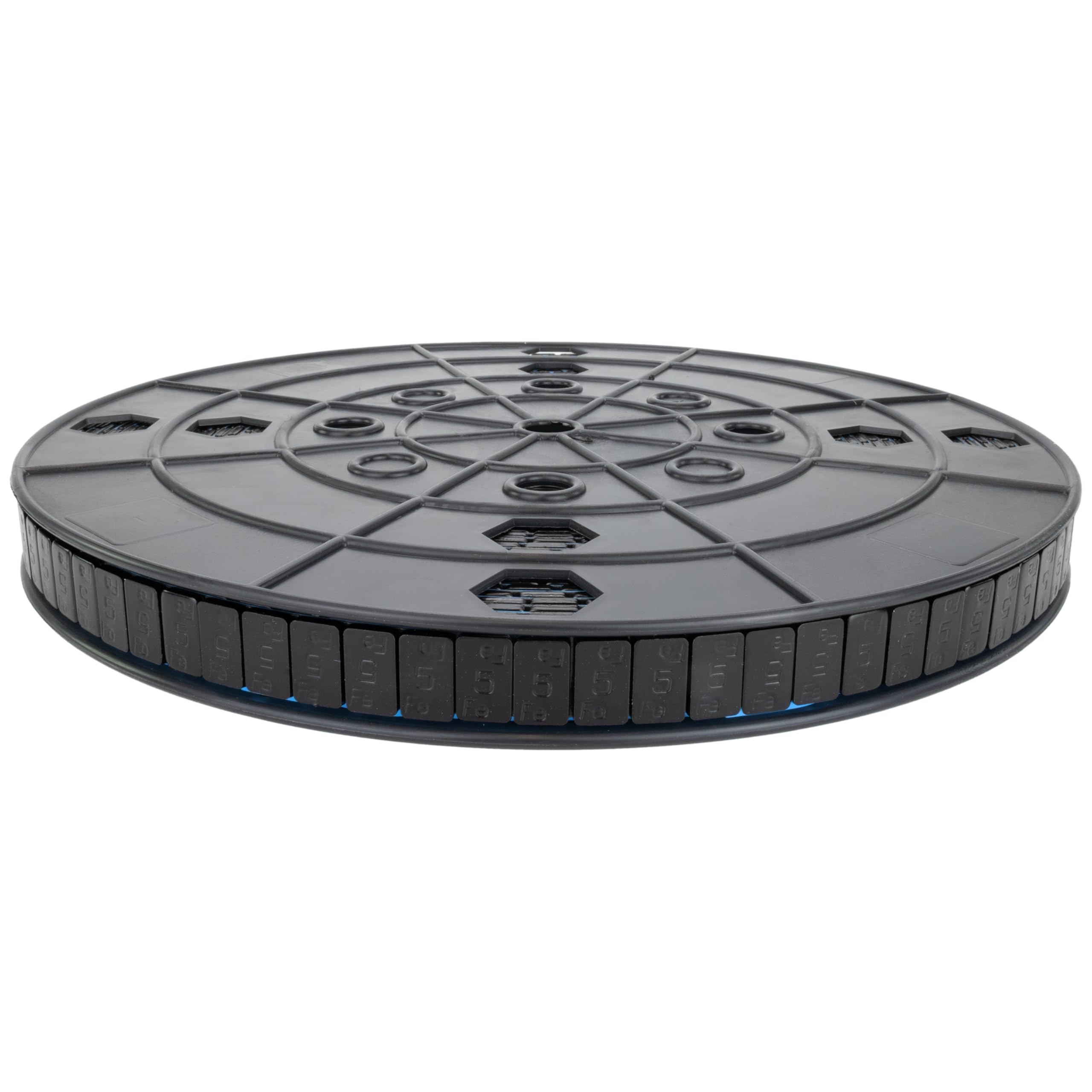 HASKYY 6KG Rotolo Pesi Nero Equilibratura Barretta 5g*1200 5g Pesi in Acciaio