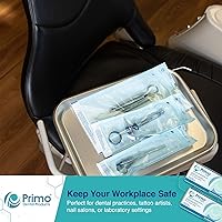 Vista 2 de Bolsas de esterilización autosellantes SP200, 2.25 x 4 pulgadas, paquete de 200