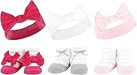 Vista 52 de Hudson Baby Conjunto de regalo de diadema y calcetines para niña