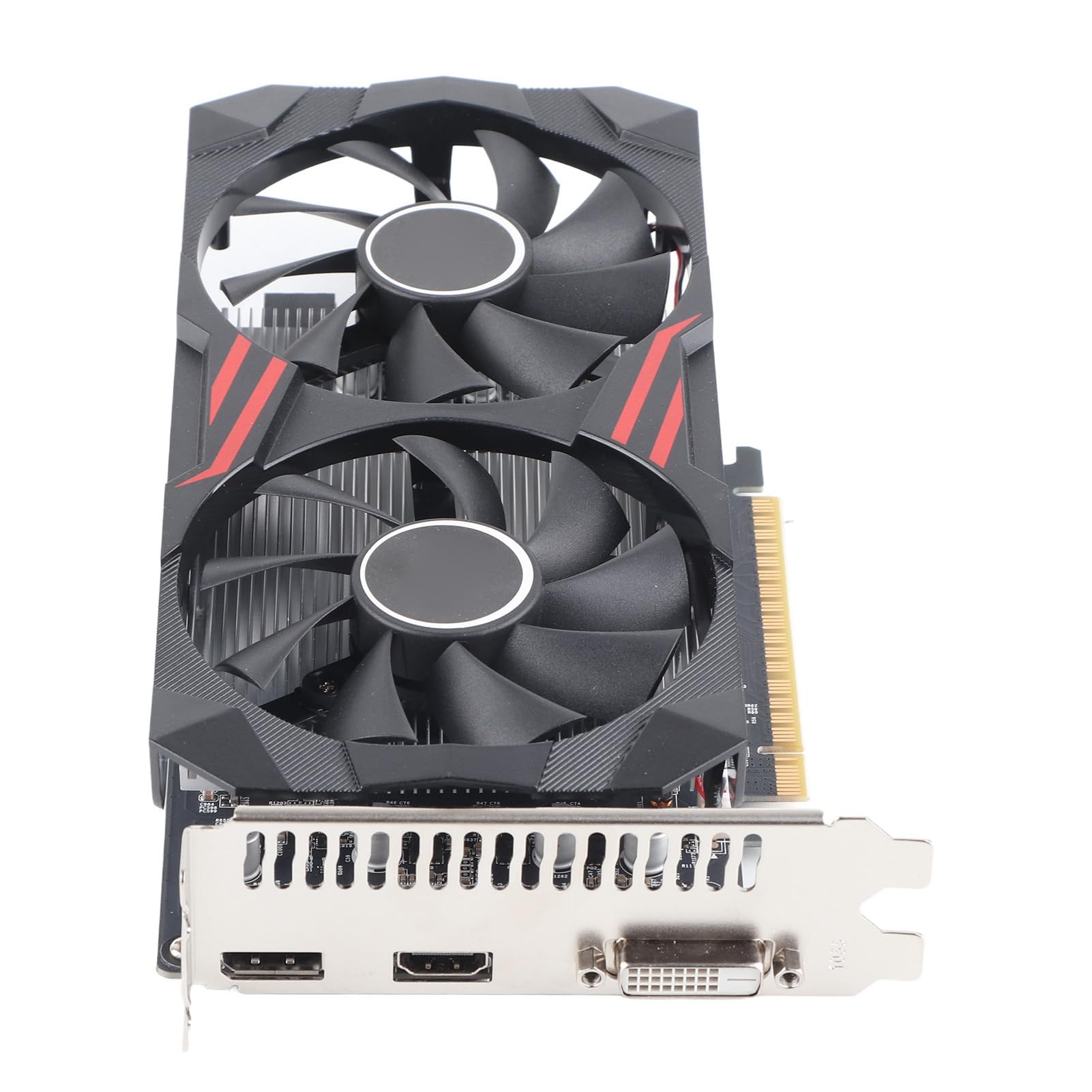Scheda grafica da gioco Scheda video desktop da 4 GB GDDR5 128 bit PCI Express 3.0 con doppia ventola di raffreddamento con 768 Core 3 porte di uscita per giochi per computer e