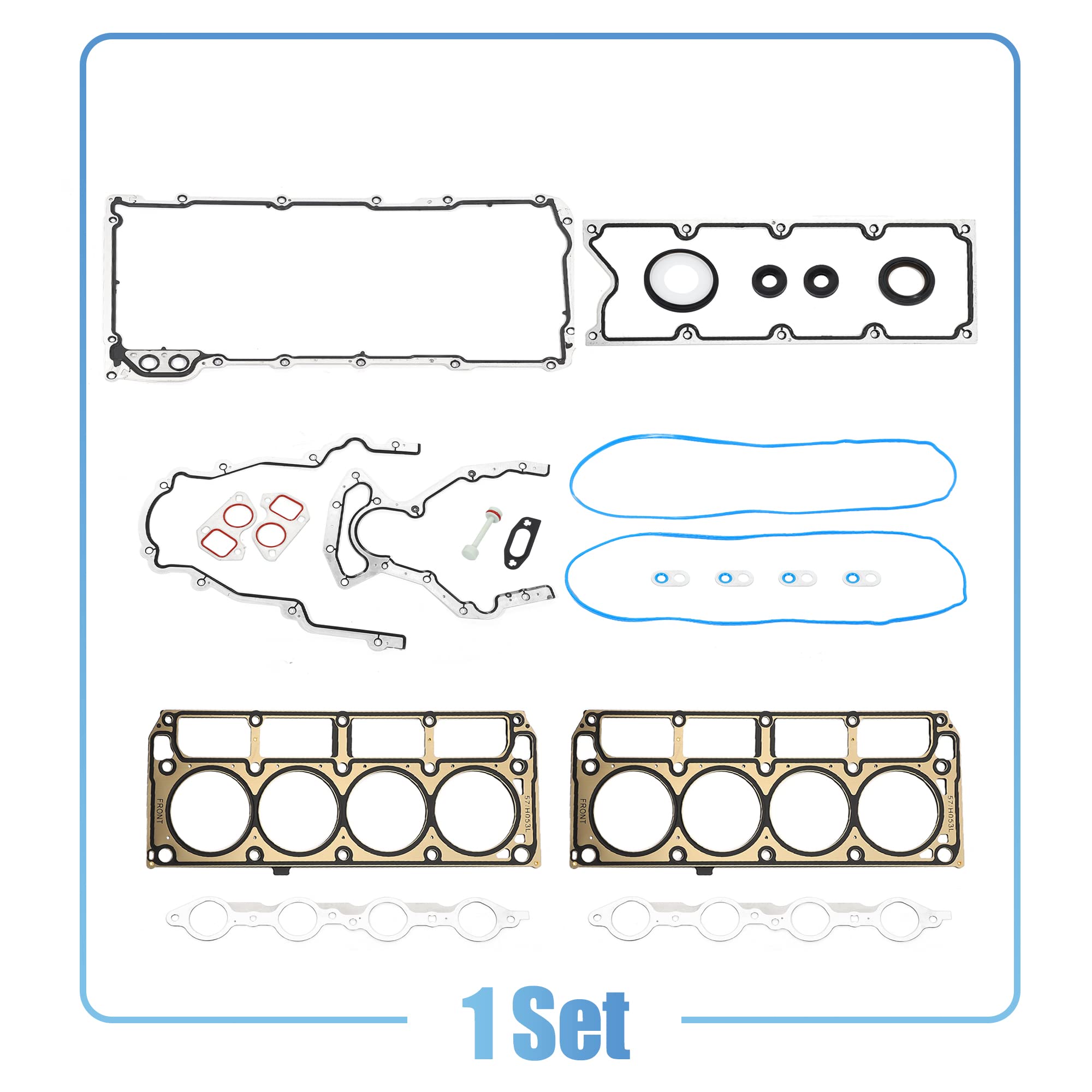 Amazon.com: X AUTOHAUX Engine Cylinder Head Gasket Set 12558178  