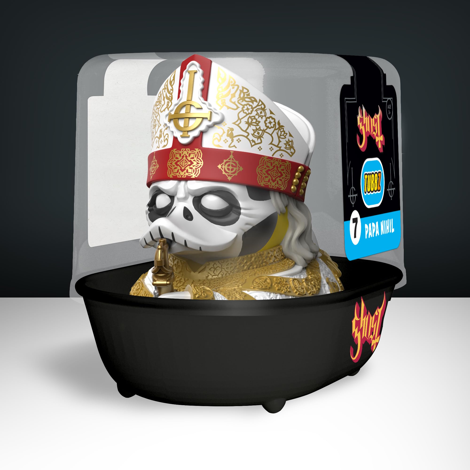 TUBBZ Boxed Edition: Ghost - Anatra Di Gomma Da Collezione Papa Nihil Cosplaying - 2