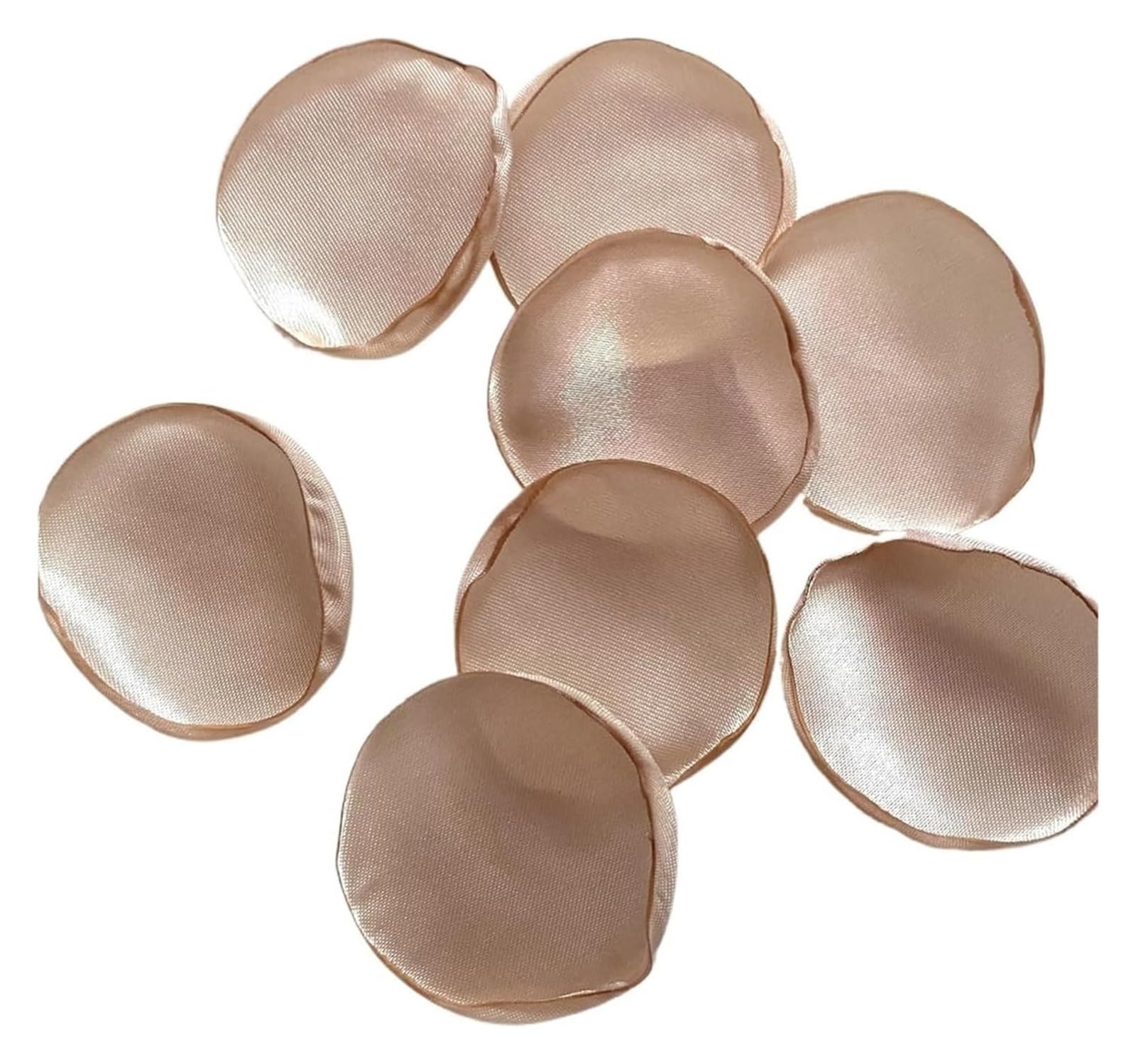BPABDEITR 200Pcs Artificial Silk Rose Petals Multicolor For Wedding Party Valentine Proposal(Champagne)