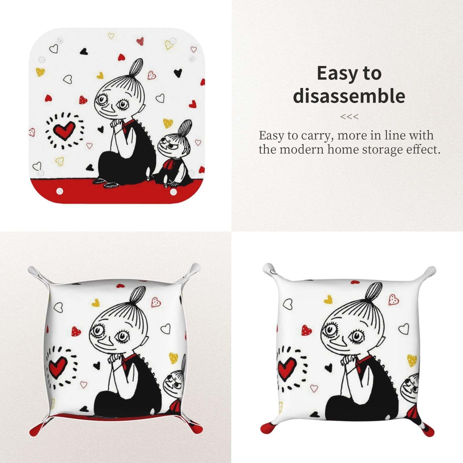 Amazon｜ムーミン リトルミイ ミー レザートレイ 卓上トレイ トレー