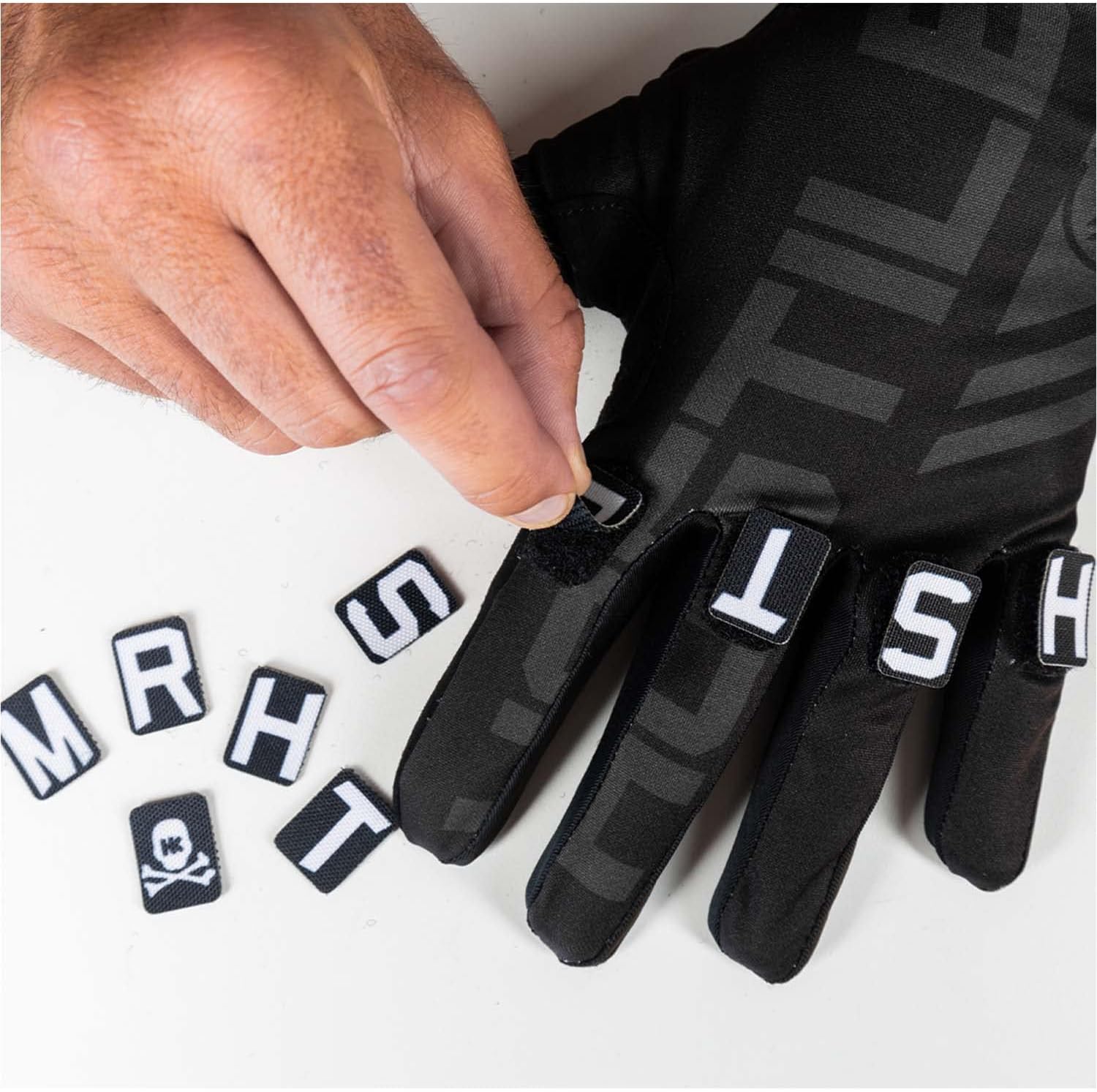 HK Army Paintball Freeline Knucklez Gloves (Large, Blackout)