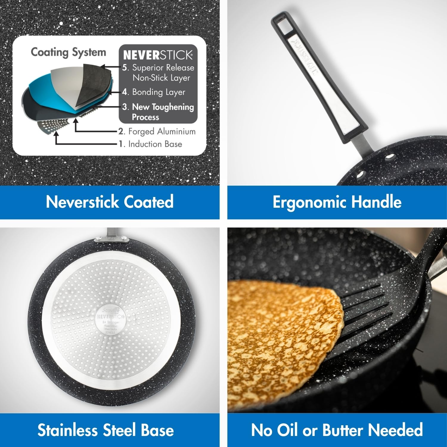 Scoville Xtra Neverstick 28cm Frying Pan