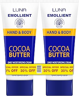 كريم ملطف ومنعم للبشرة من لونا، قطعتين، 75 جم