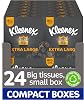 Kleenex Extra Large Soft Facial Tissues, 24 Compact Tissue Boxes, 1056 Tissues 24 Boxes - 100% Recyclable Packaging